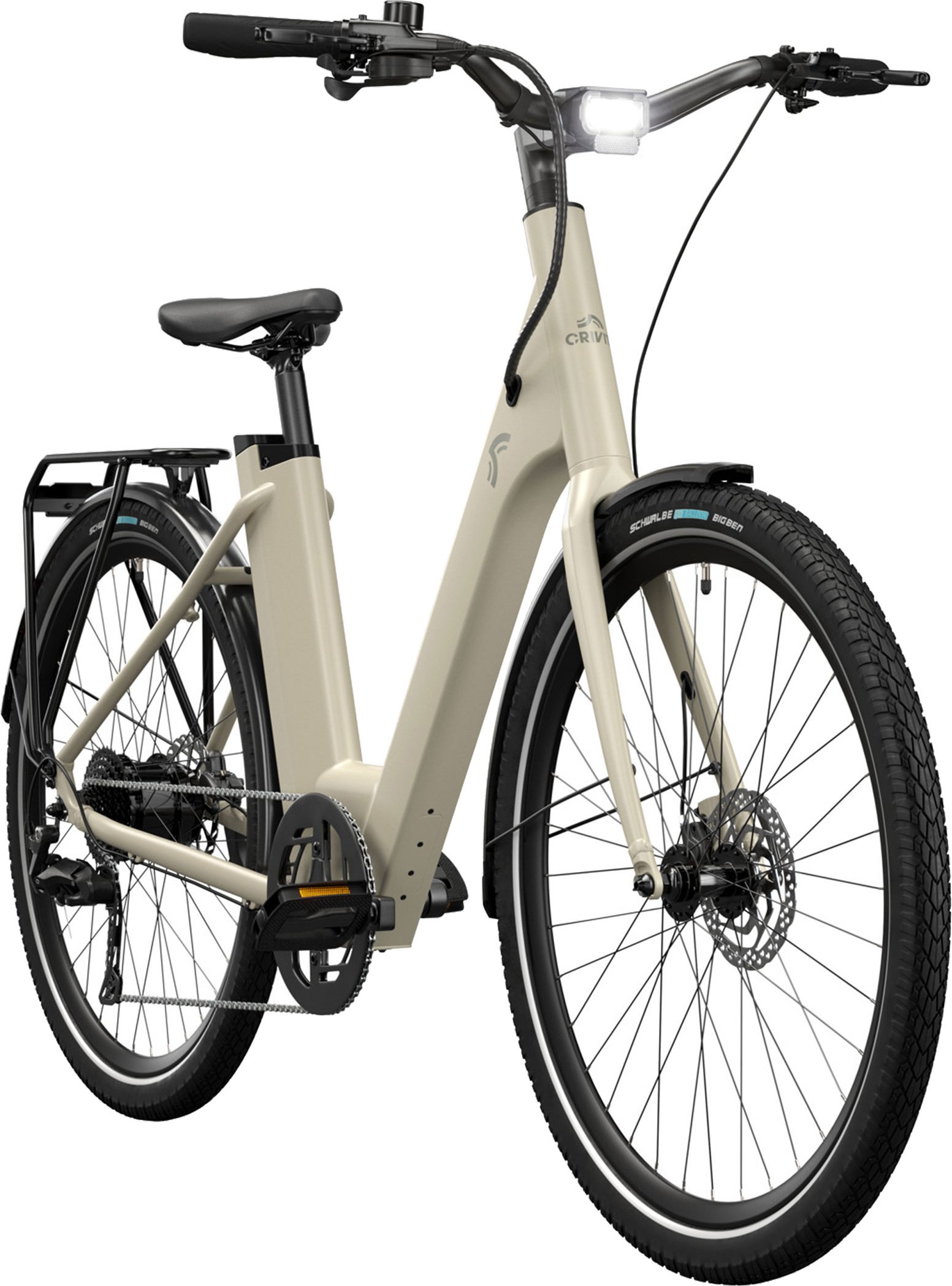CRIVIT Urban E-Bike Y.3 Shimano CUES (Desert Beige)
