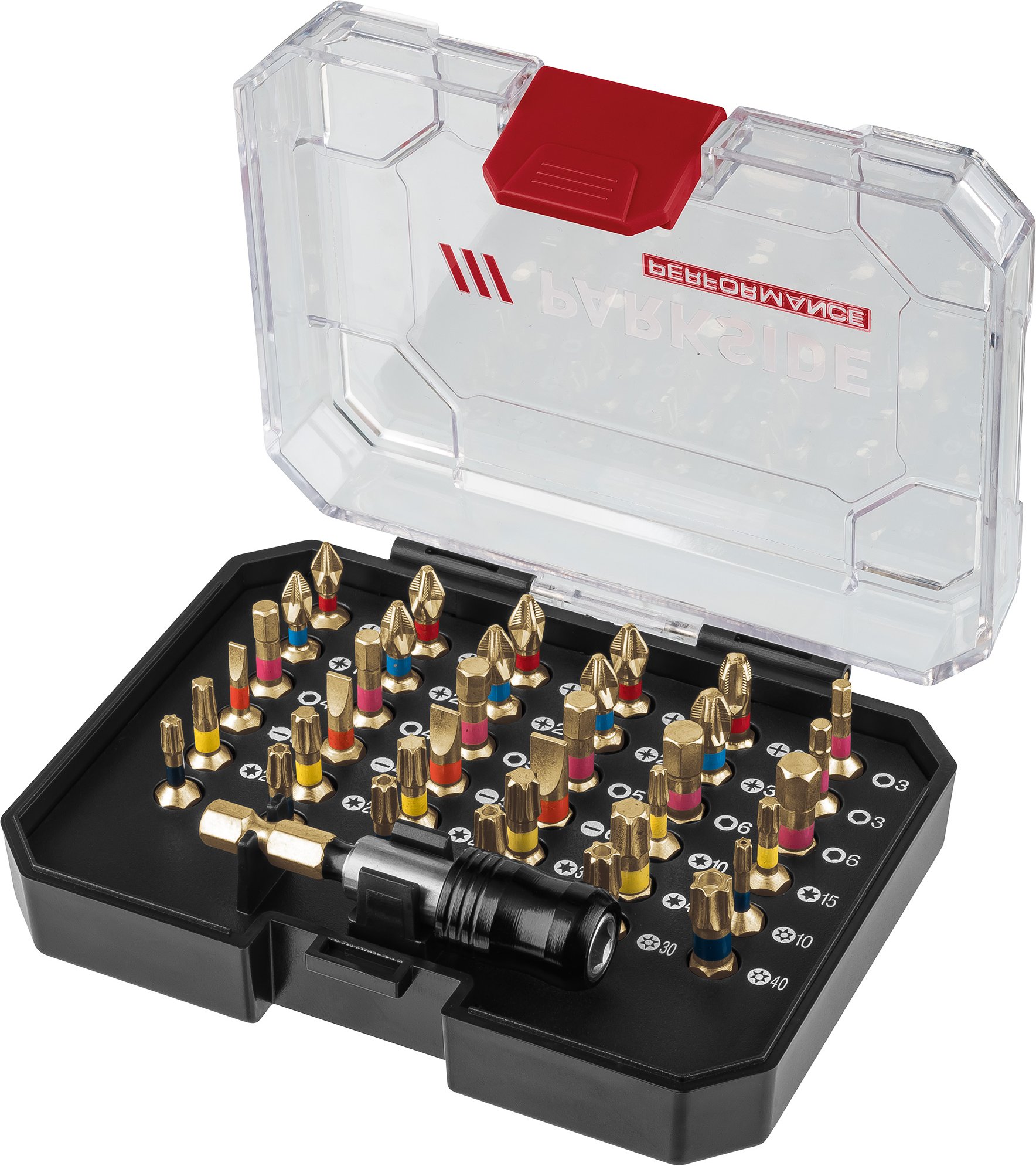 PARKSIDE PERFORMANCE® Bit-Set Torsion Performance PBSP 2 D4 (37 tlg. Set)