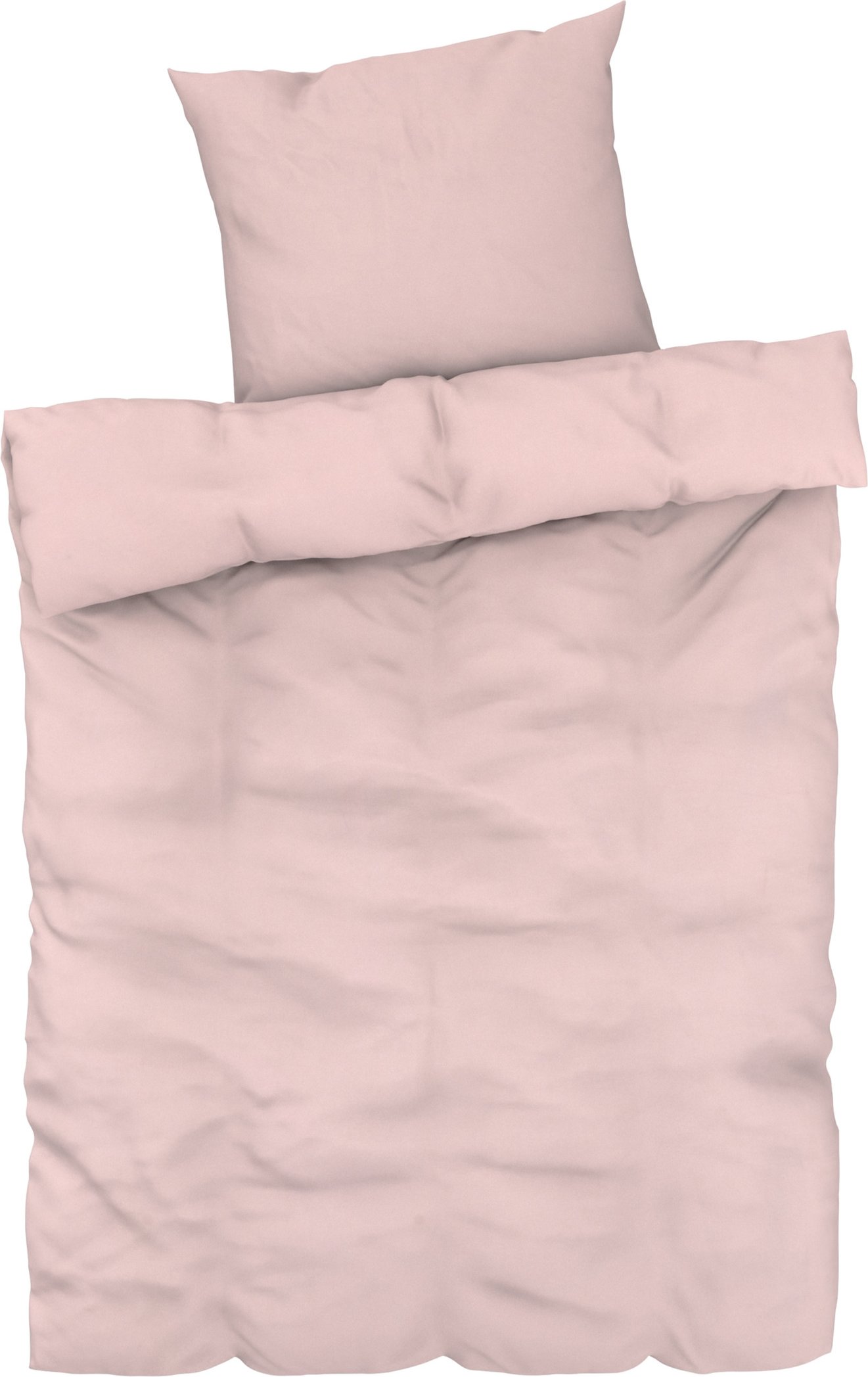 LIVARNO home Bettwäsche Edel-Renforcé 135 x 200 cm (Rose)