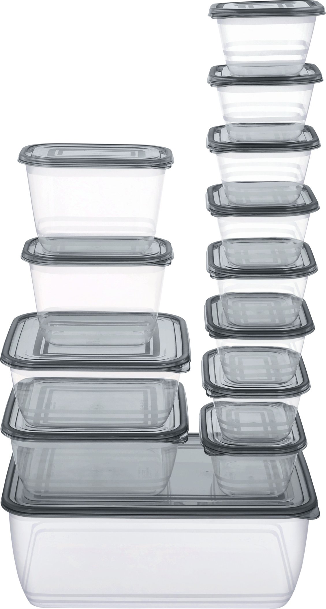 SILVERCREST® Frischhaltedosen-Sets (Grau)