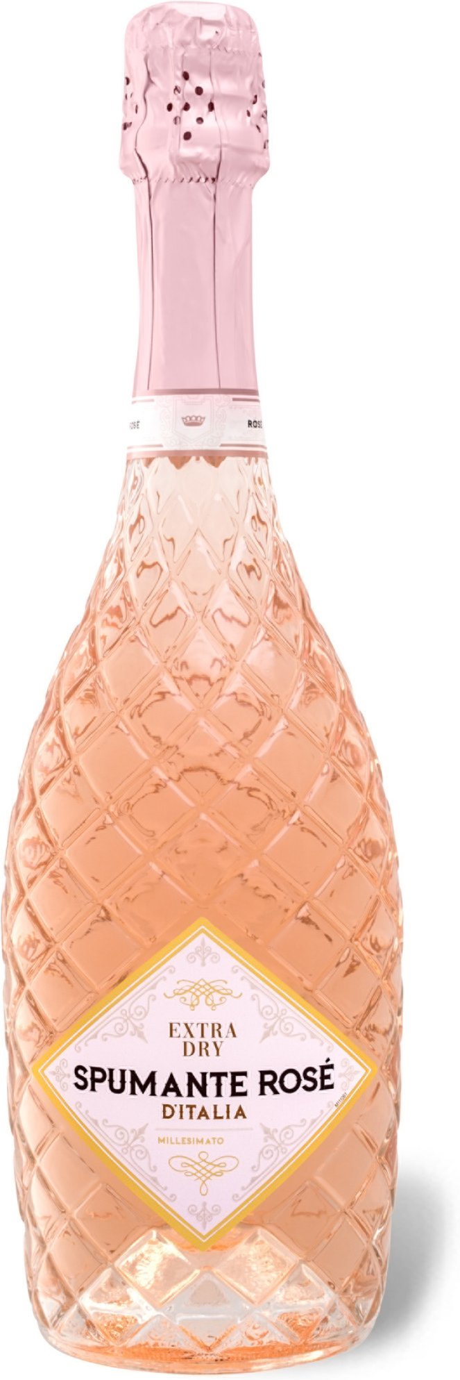 Vino Spumante Rosé Millesimato extra trocken, Schaumwein 2024 - Mindestbestellmenge 6