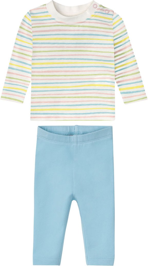 Thumbnail - lupilu® Baby Set (Streifen/hellblau, 62/68)