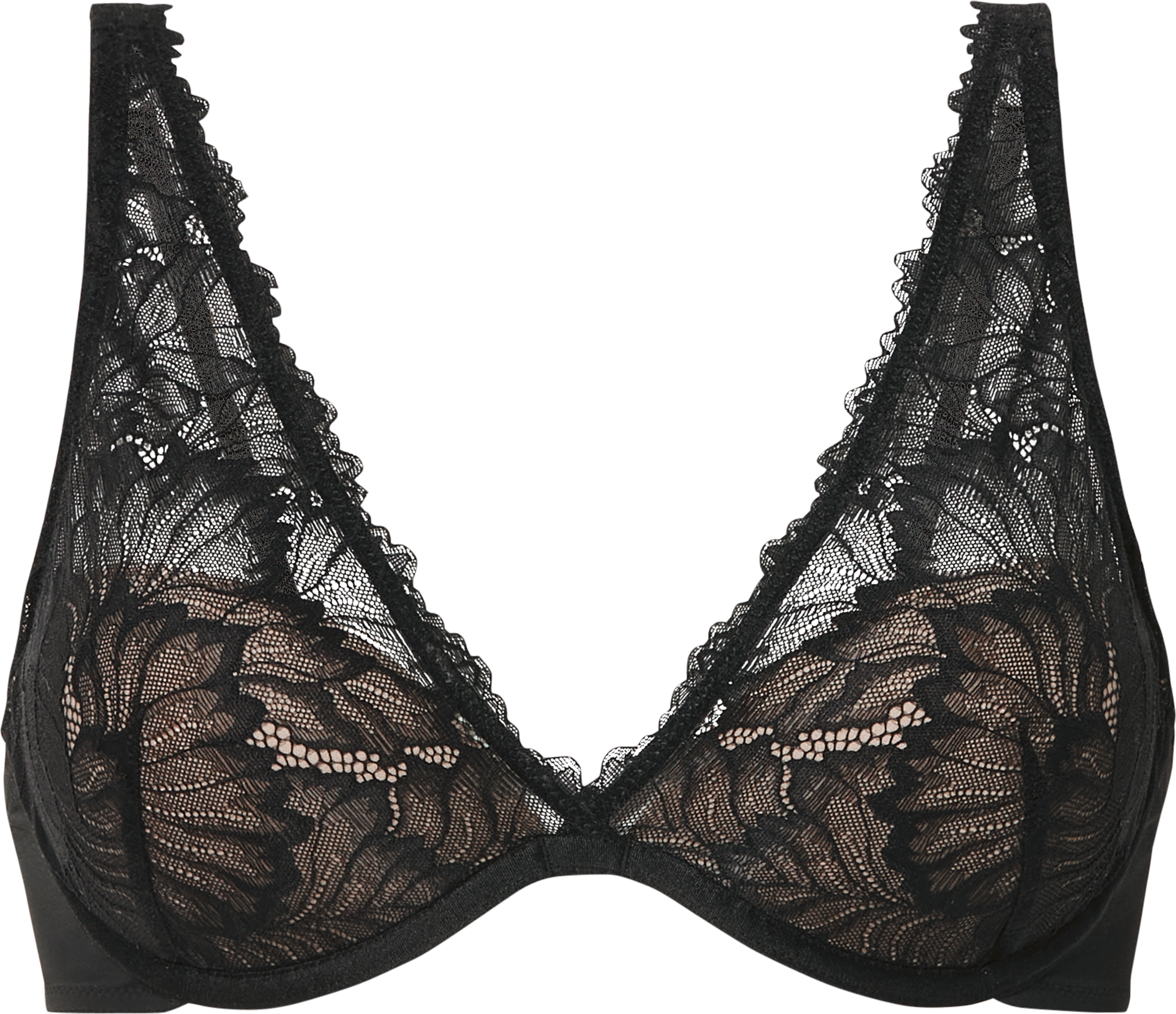 Thumbnail - esmara® Damen Bügel-BH mit eleganter Spitze (Schwarz, 80B)