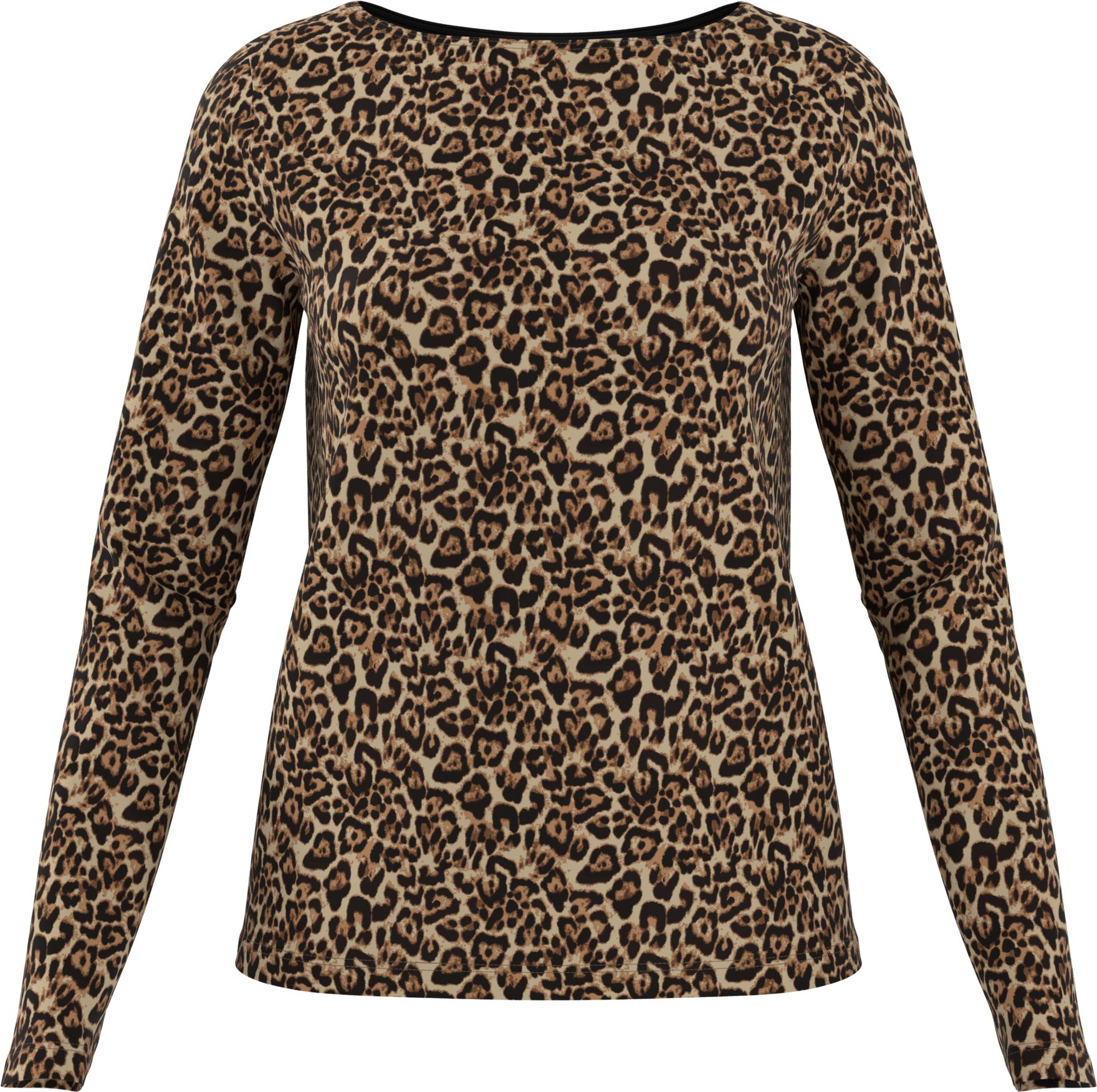 esmara® Damen Langarmshirt (Gemustert, L(44/46))