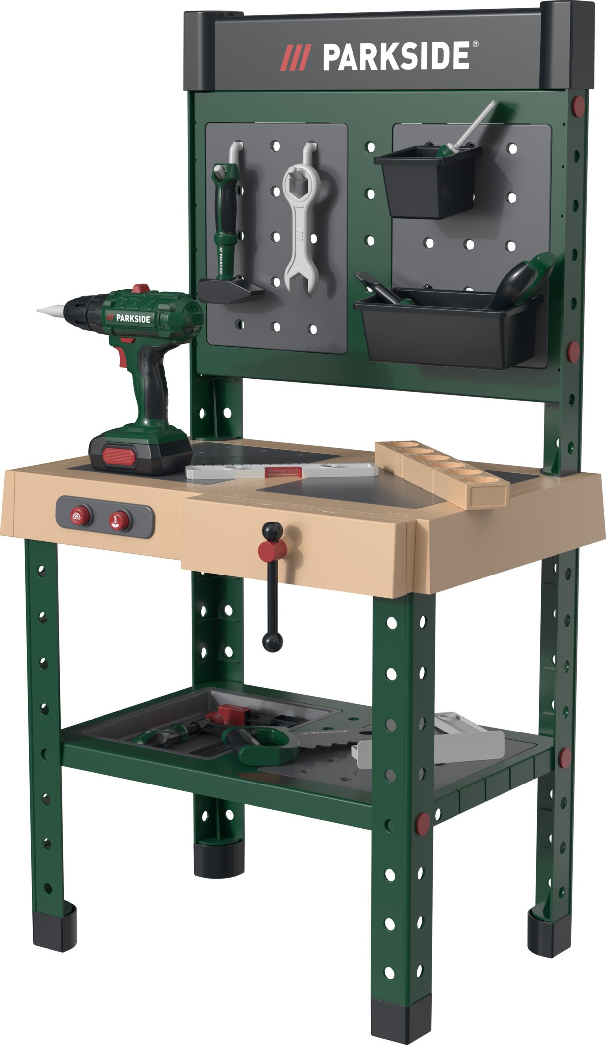 lupilu® Spielküche / Werkbank, 35-teilig / 77-teilig (Werkbank)