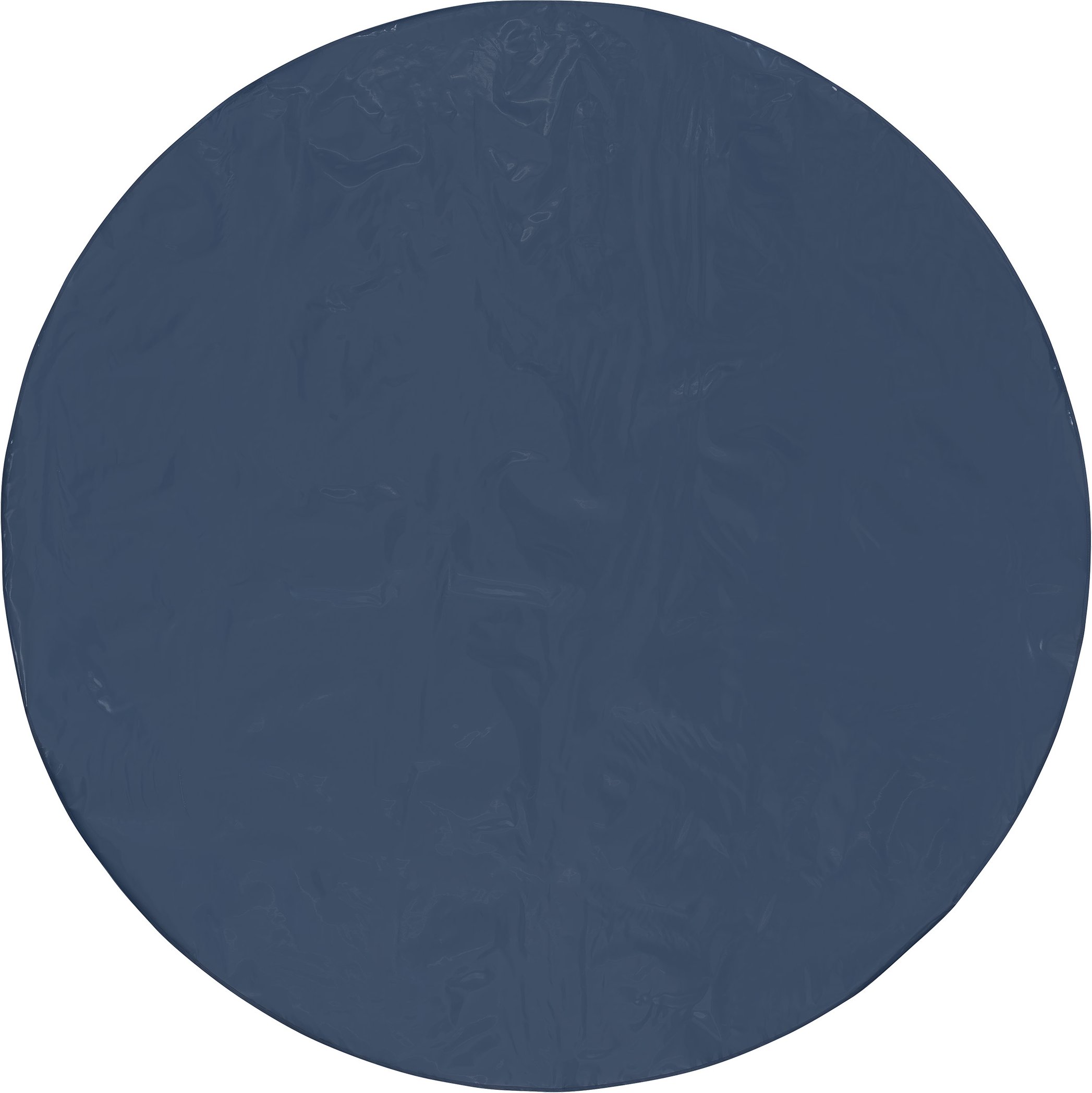 LIVARNO home Lacktischdecke abwischbar (Blau, Ø 160cm, rund)