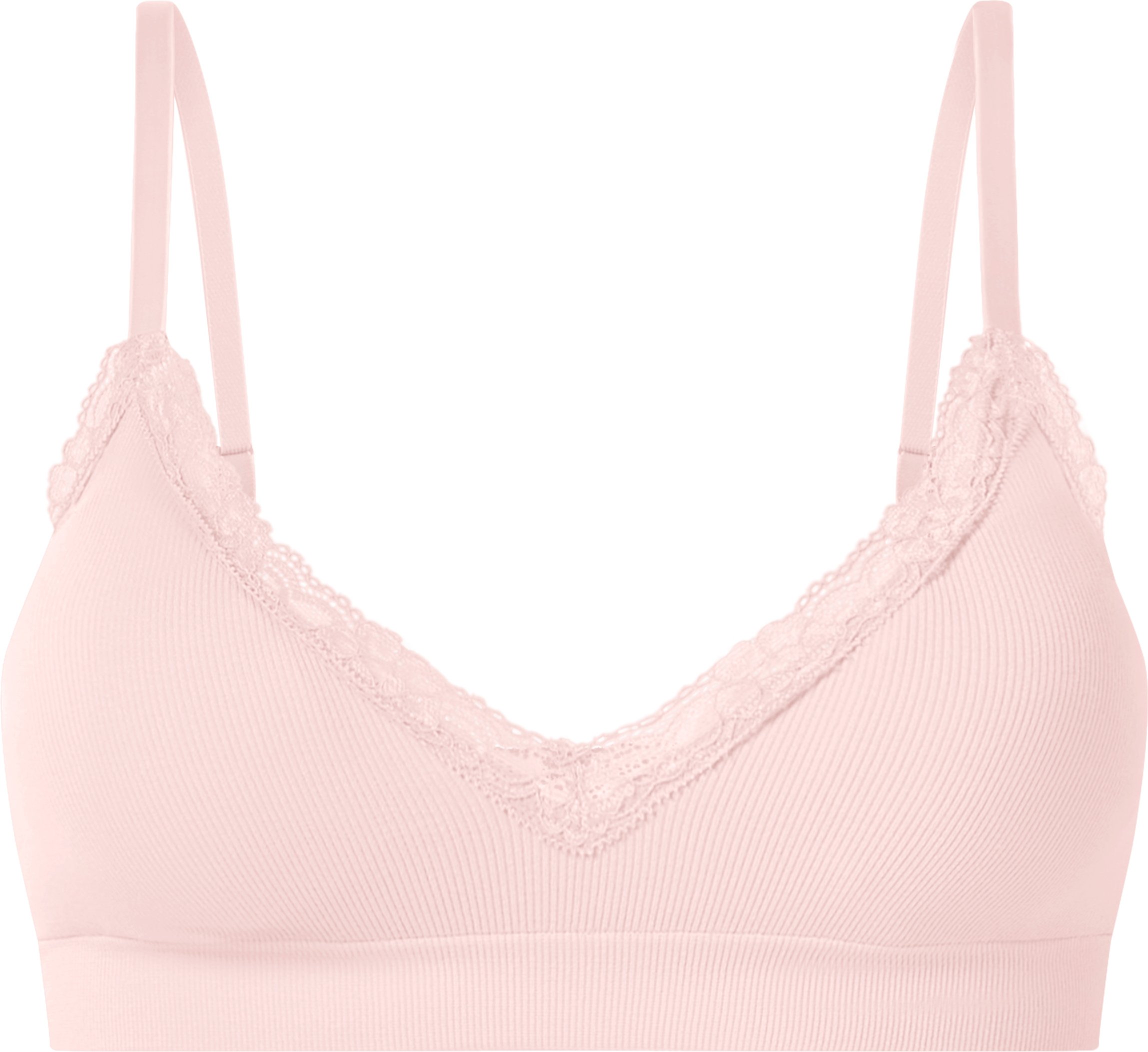 esmara® Damen geripptes Bustier (Rosa, M(40/42))