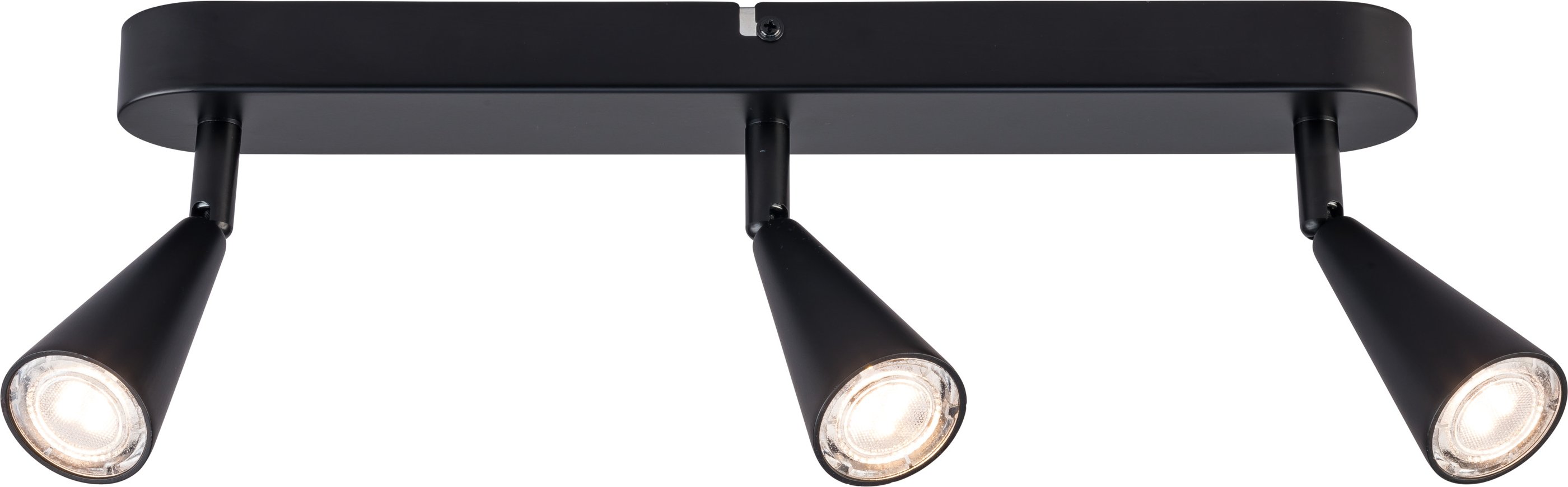 LIVARNO home Deckenspot / Wand-/Deckenschiene 3flammig (oval/schwarz)""