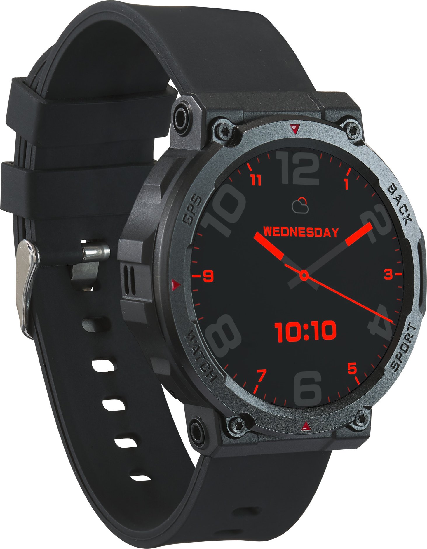 CRIVIT Sport-Smartwatch, mit GPS, AMOLED-Farbdisplay und Herzfrequenzmessung