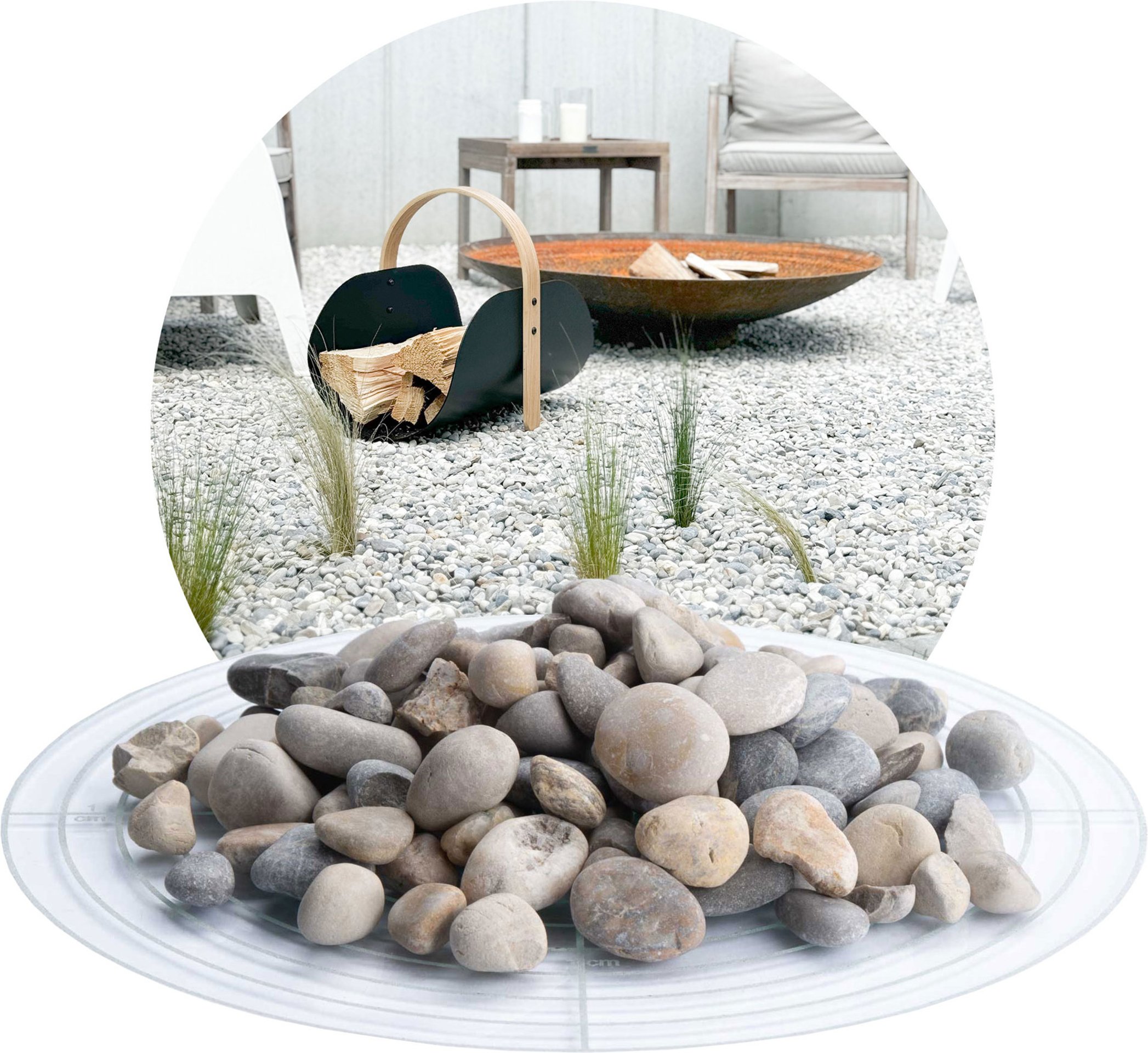 Schicker Mineral Isarkies Zierkies (8-16 mm, 25 kg, Bunt)