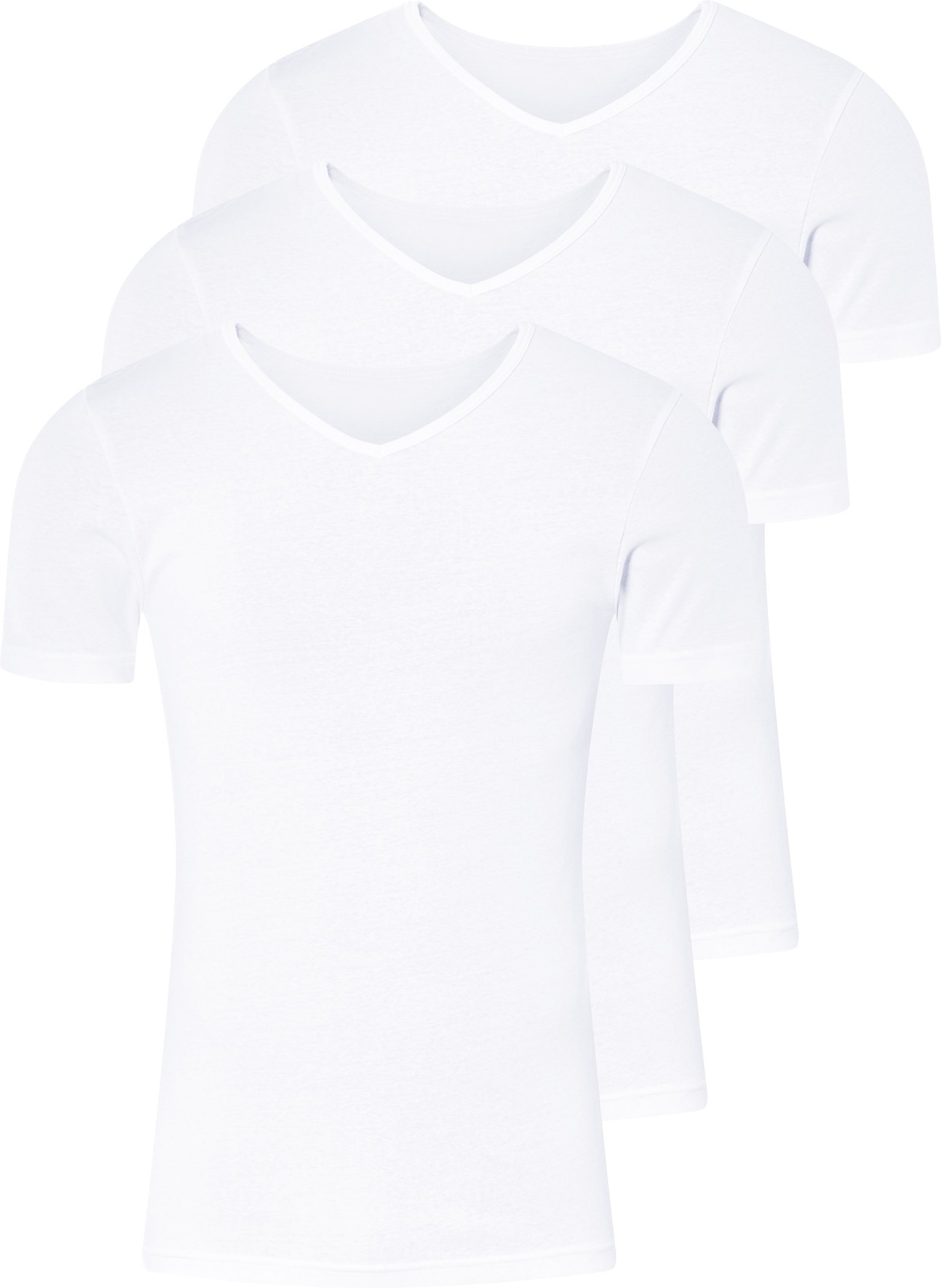 Thumbnail - LIVERGY® Herren Unterziehshirt (V-Ausschnitt, Weiß, 5/M)