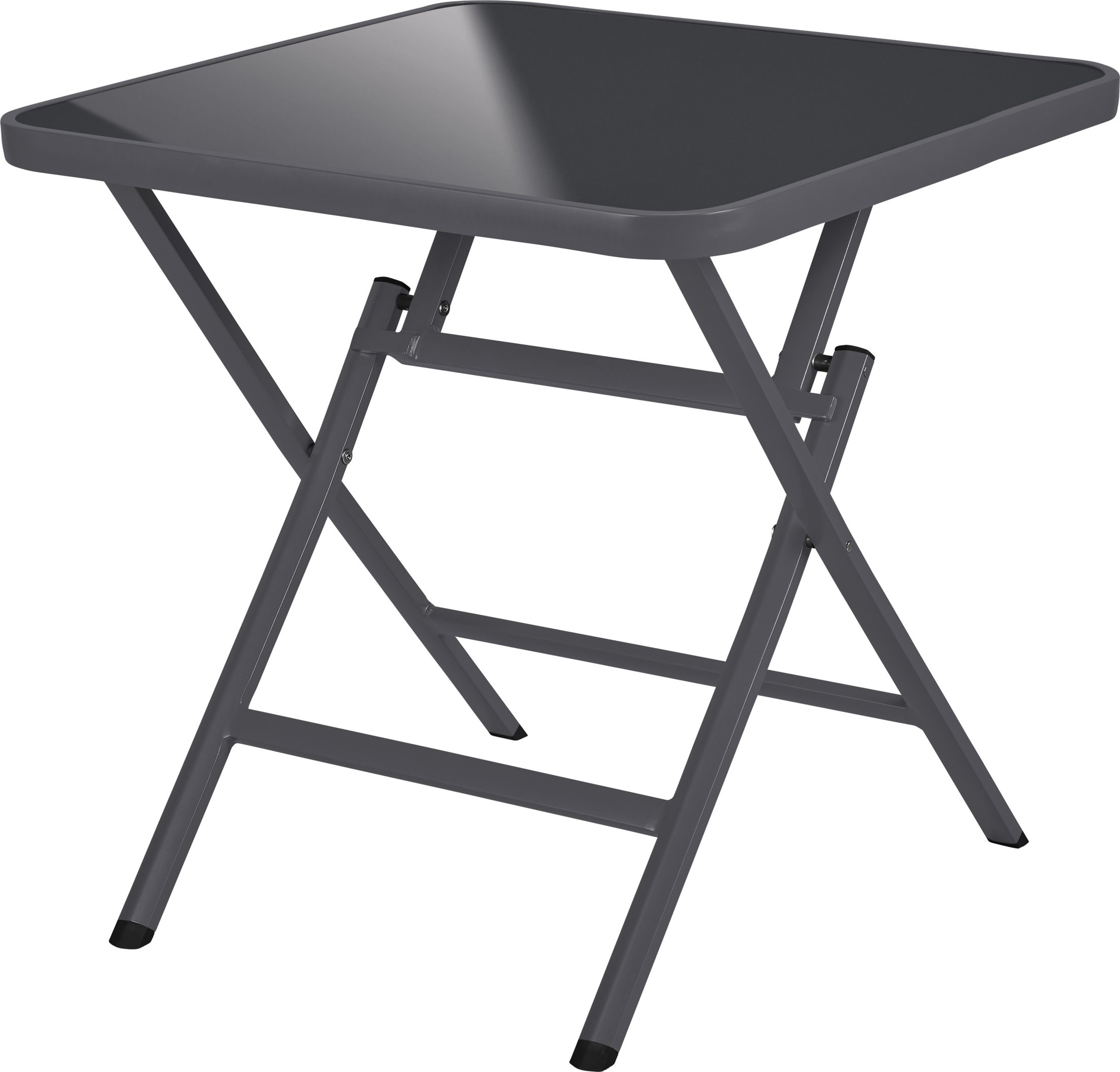 LIVARNO® Alu-Glastisch »Houston / Toronto«, 70 x 70 x 70 cm