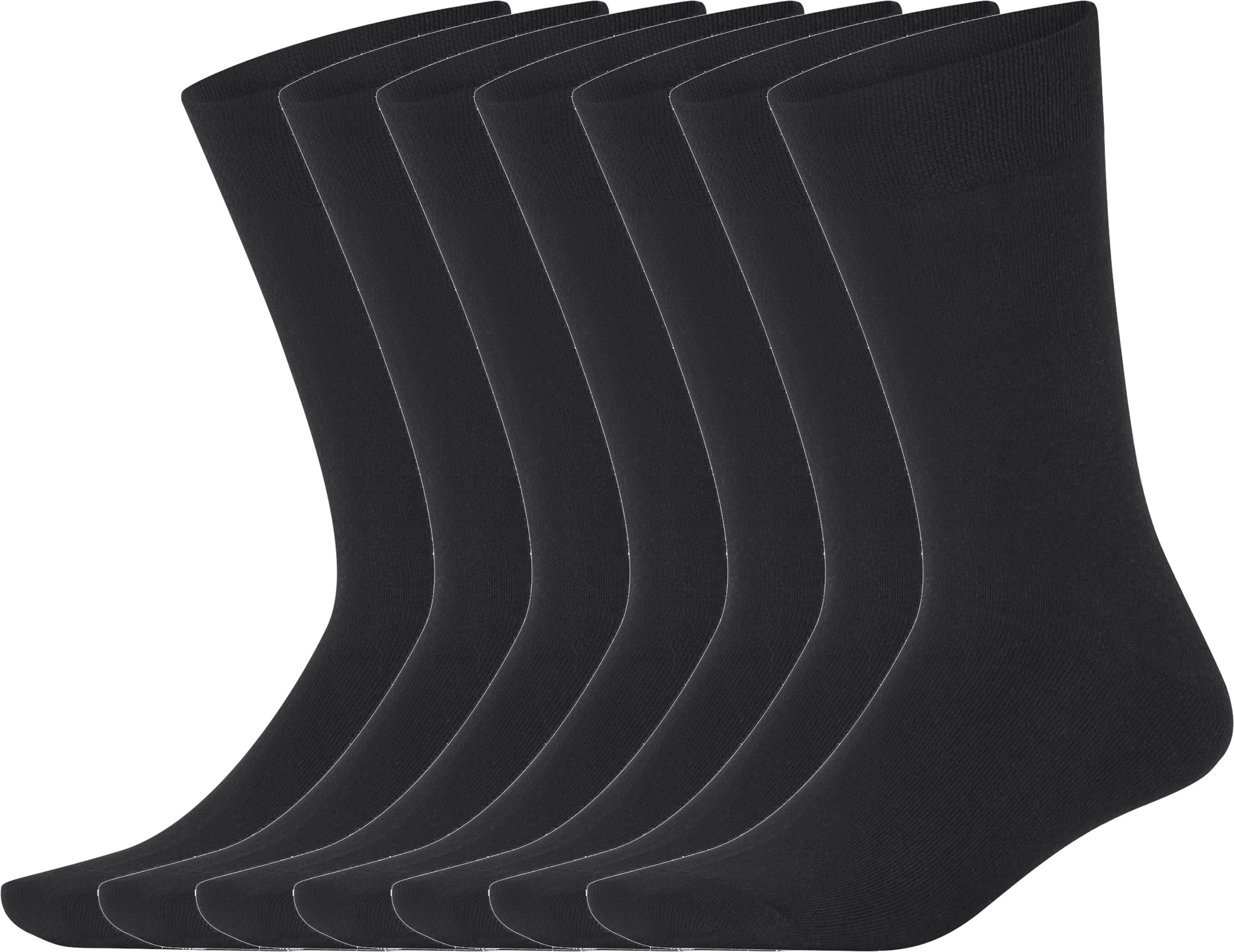 esmara Men Herren Socken 7 Paar (Schwarz, 39-42)