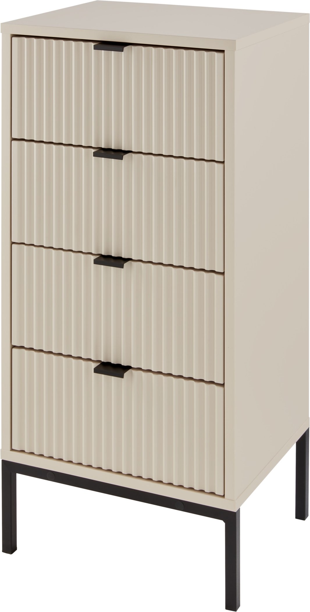 LIVARNO home Kommode, mit Lamellenoptik