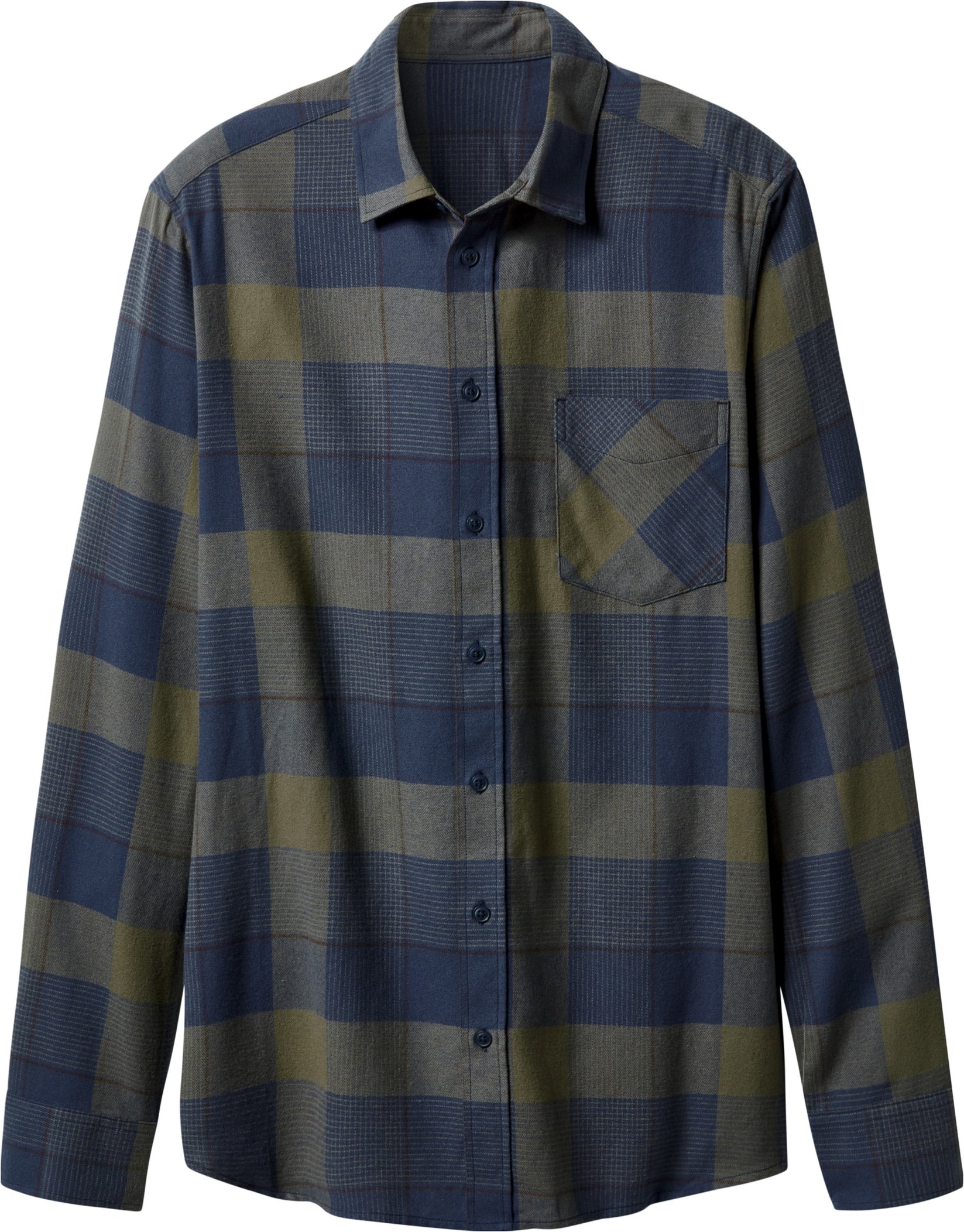 Thumbnail - esmara Men Herren Flanell-Freizeithemd (Karo/navy/khaki, L (41/42))