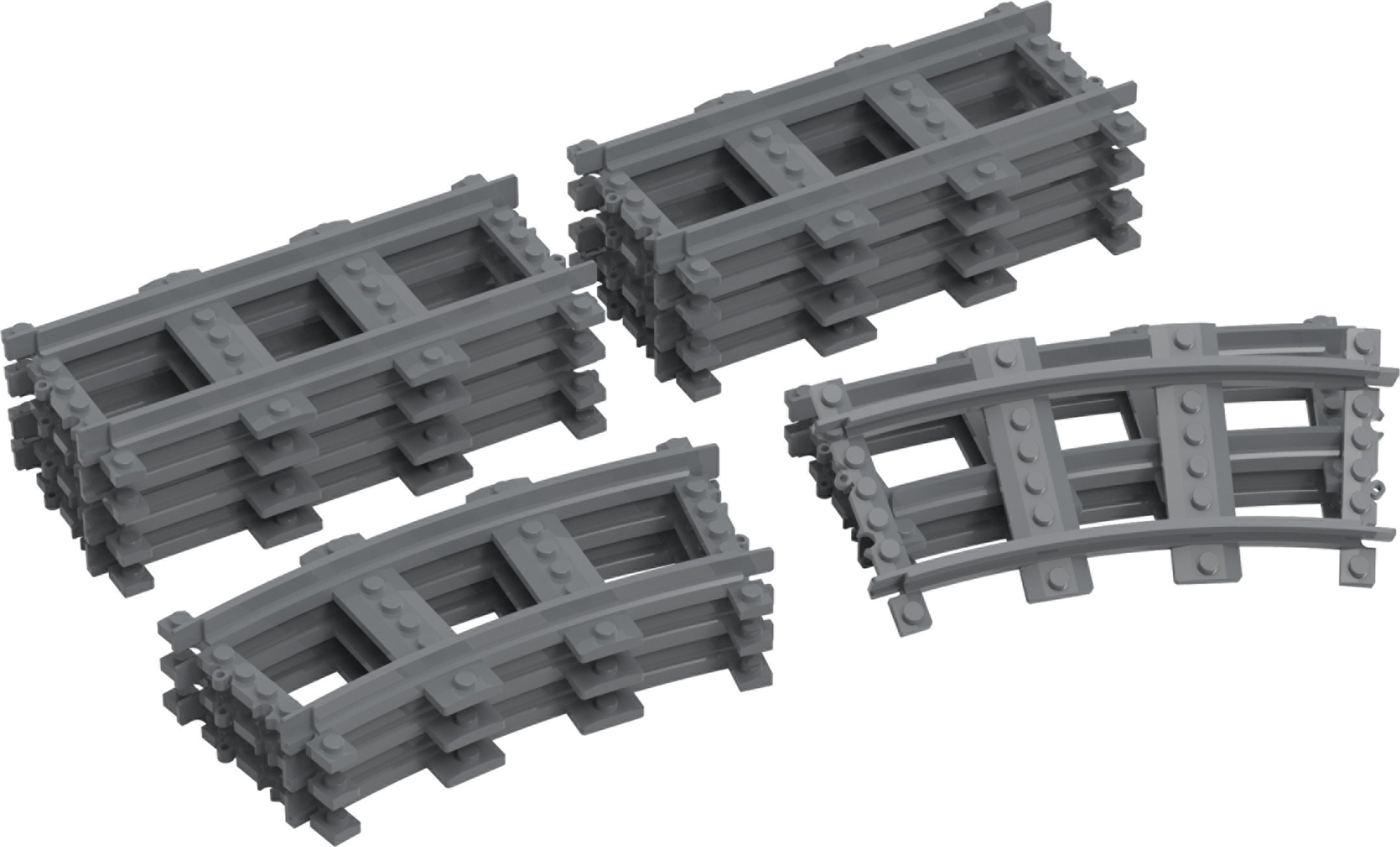 Playtive Clippys Bahnschienen - Weichen (Schienen Set)