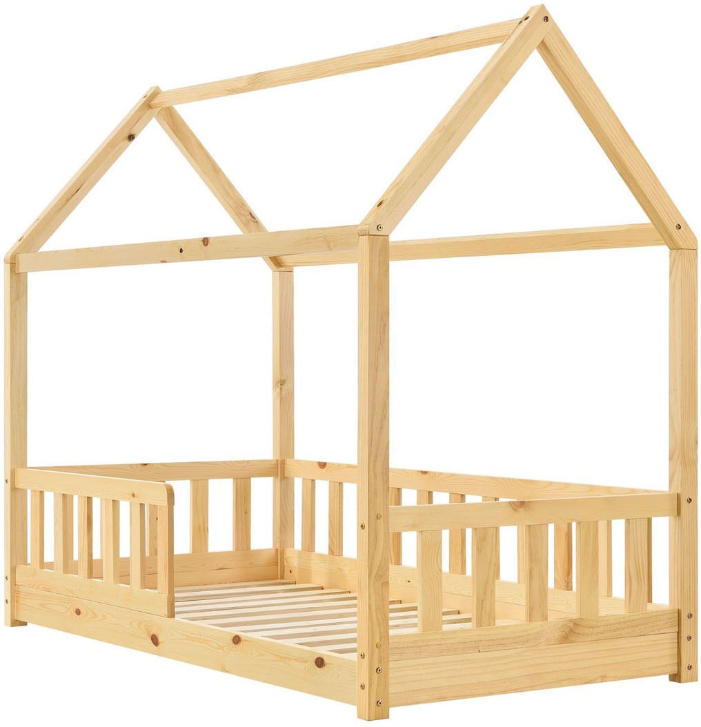 Juskys Kinderbett Marli_STR_OS (Natur, 160 x 80 cm)