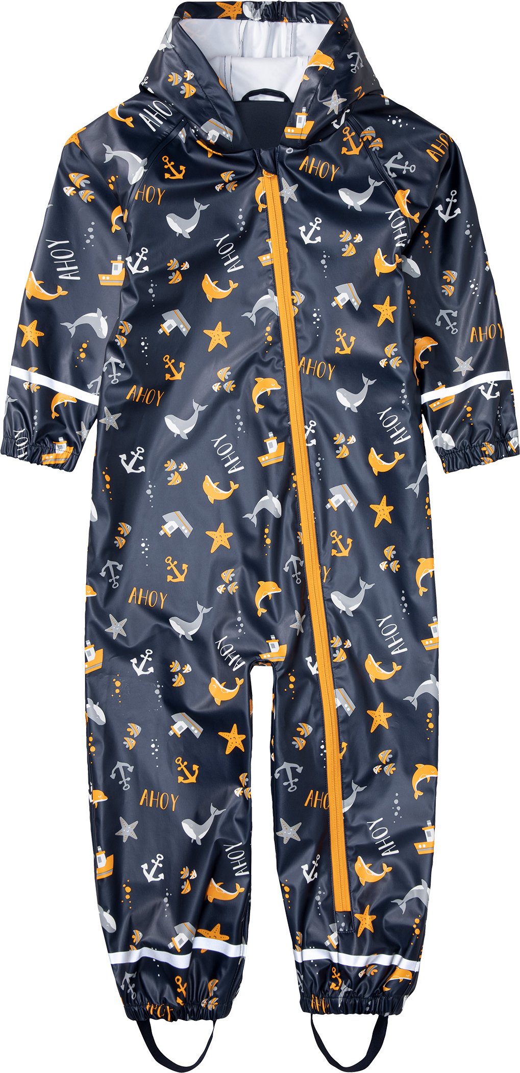 lupilu® Baby Kleinkinder Matsch- und Buddel-Overall, wind- und wasserdicht (navy gemustert, 86/92)