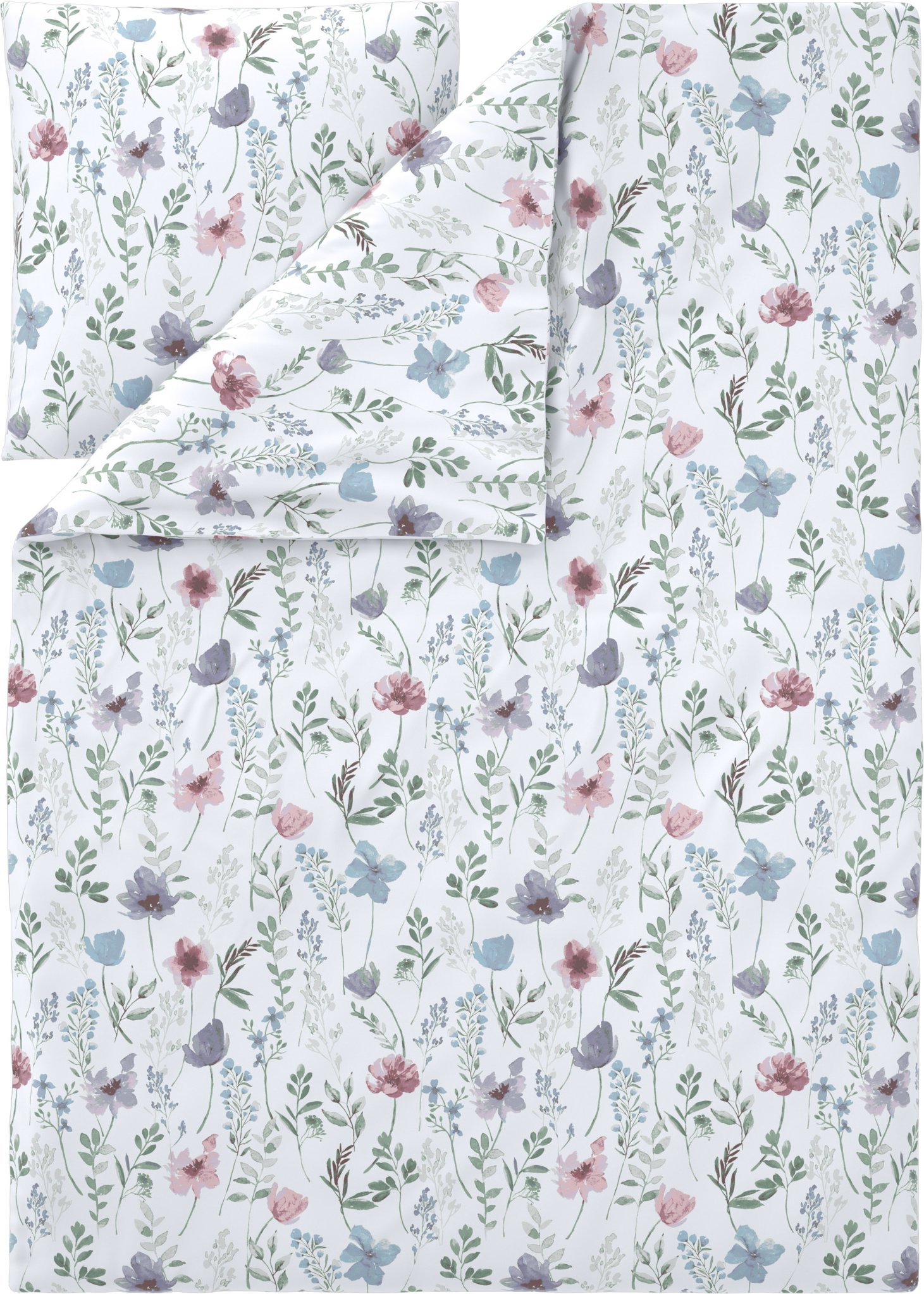 LIVARNO® Bettwäsche CVC Renforcé, 135 x 200 cm (Blumen)