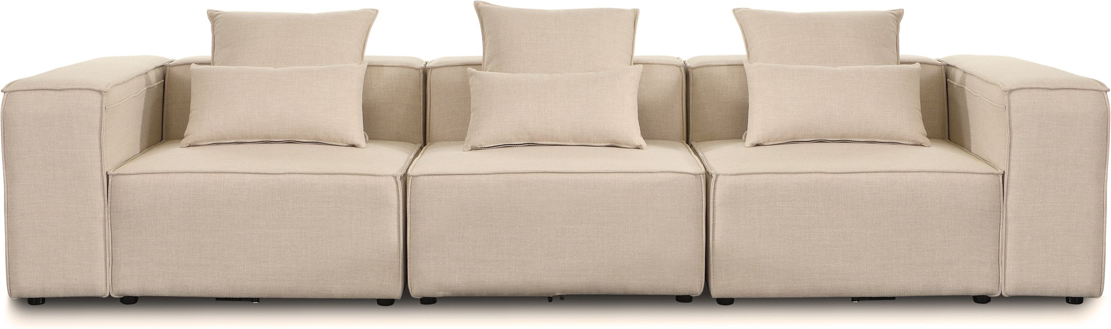 HOME DELUXE Sofa VERONA (M, Beige)