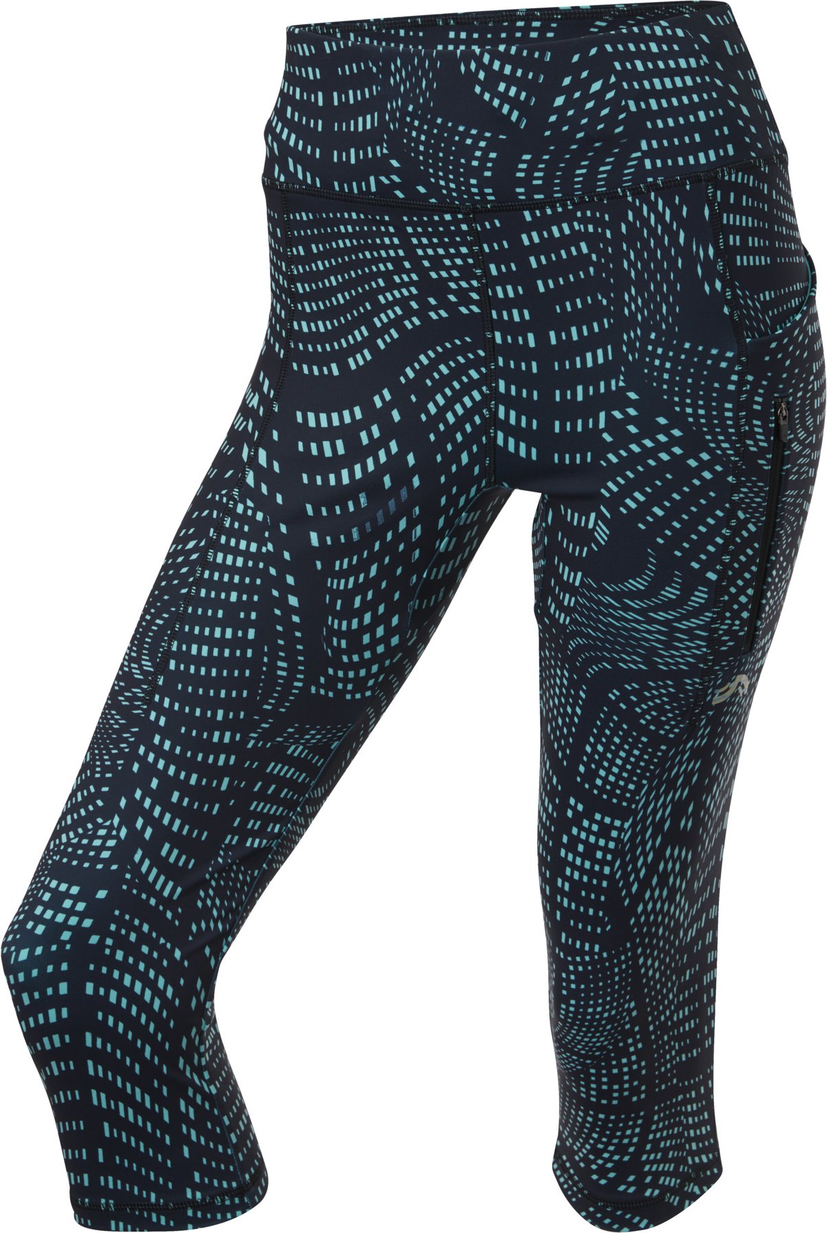 Thumbnail - CRIVIT Damen Funktionscapri Laufen (petrol, M(40/42))