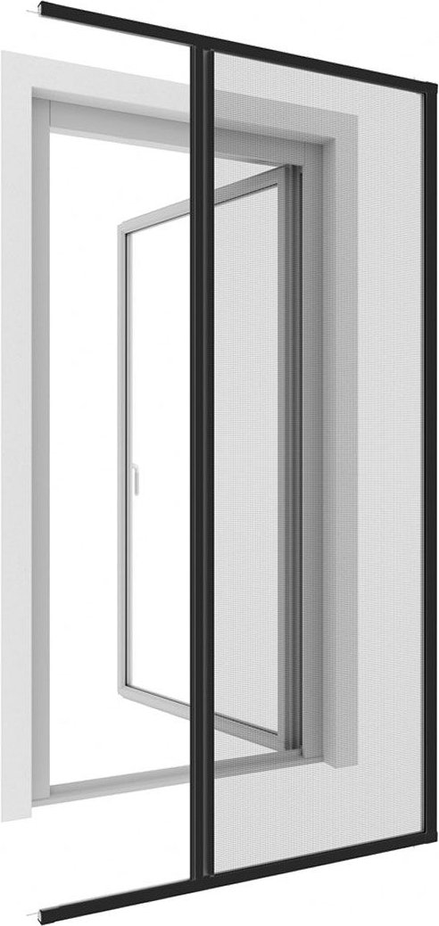 wip Insektenschutz-Türrollo (Anthrazit, 140 x 225 cm)