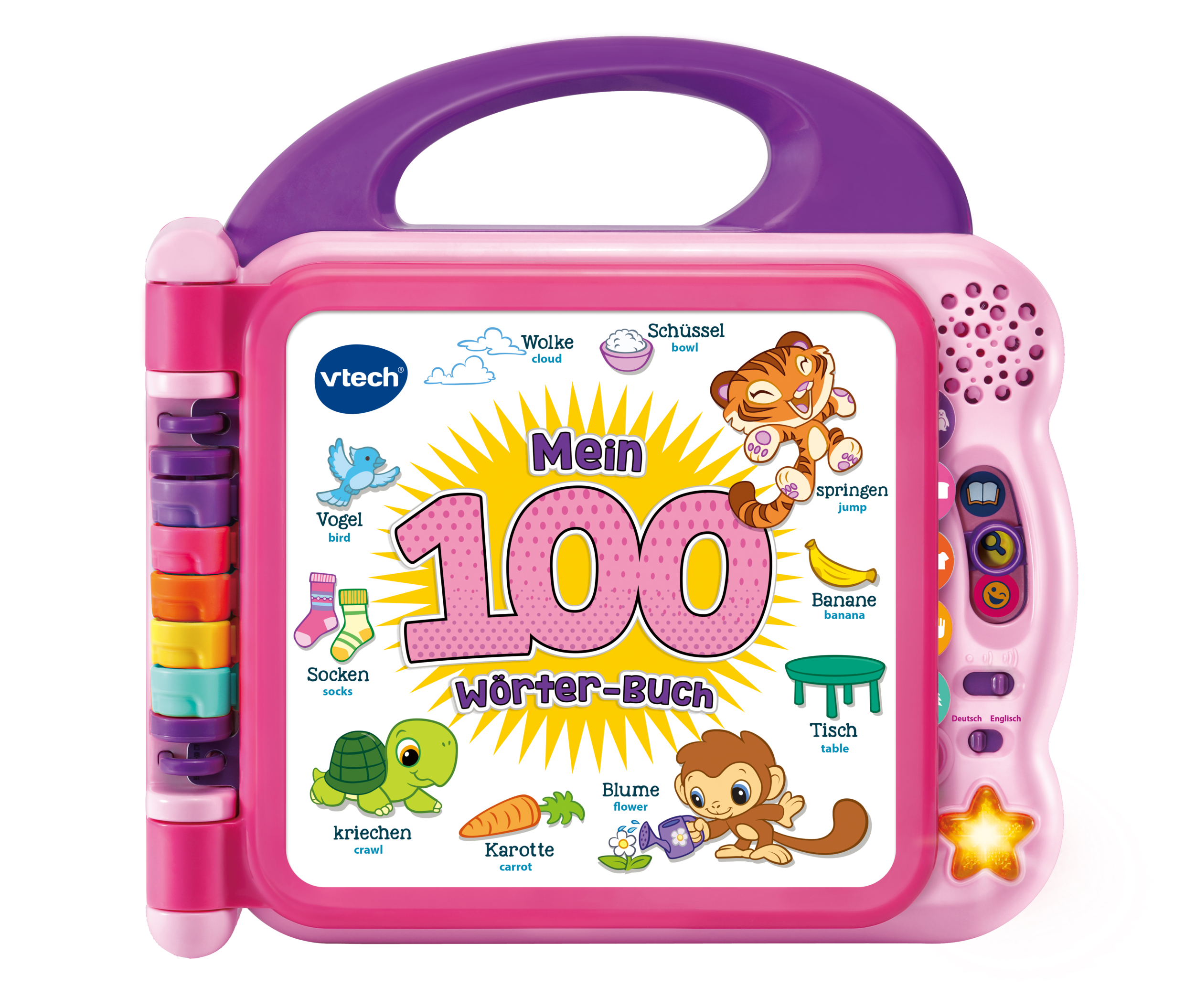 vtech Mein 100-Wörter-Buch pink