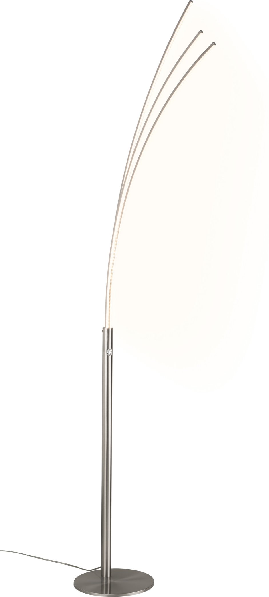 LIVARNO® Bogenleuchte LED dimmbar (Palmenleuchte, Nickel matt)