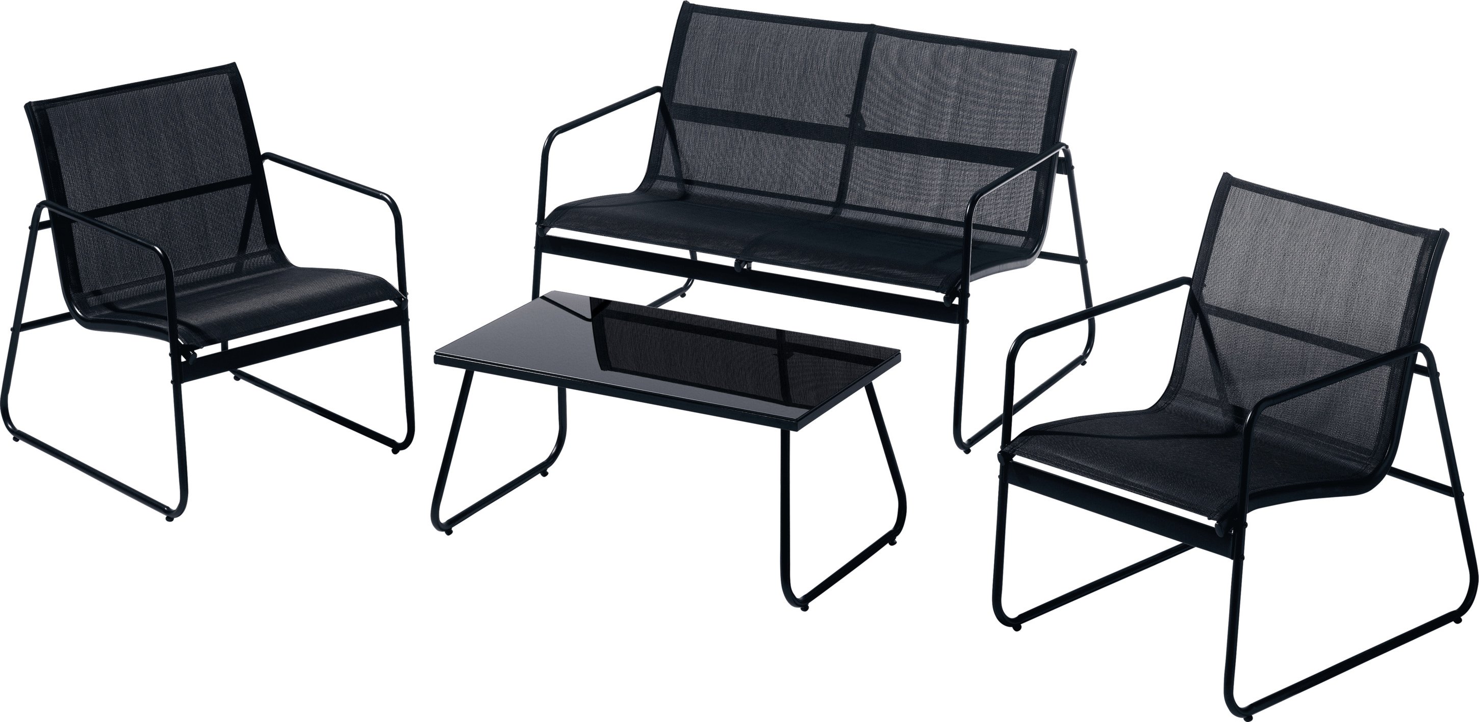 LIVARNO® Lounge-Set, 4-teilig