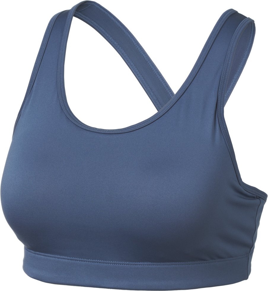 CRIVIT Damen Sport Bustier / BH gepaddet (Blau, S(36/38))