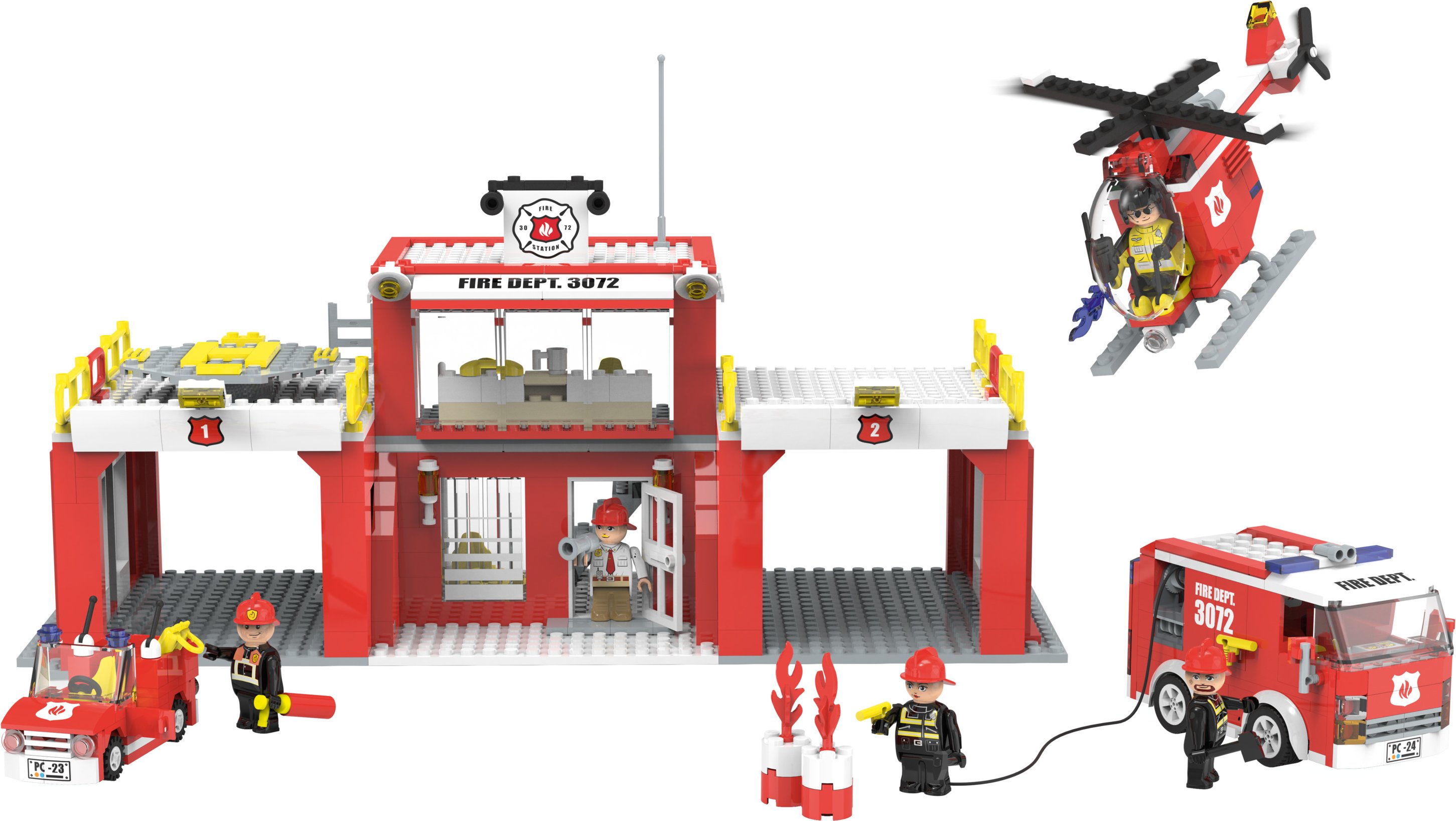 Thumbnail - Playtive Clippys Set L (Feuerwehrstation)
