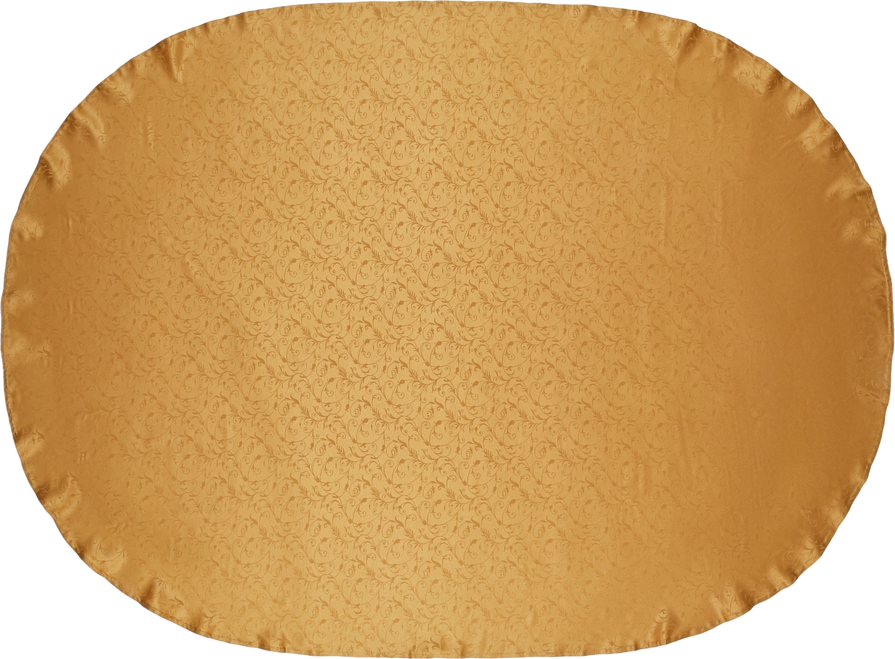 LIVARNO home Jacquard-Tischdeckenset (Oval, Gold)""