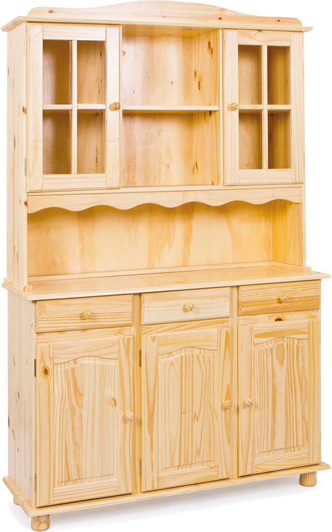 Inter Link Buffet im Landhausstil (3-türig, Natur)