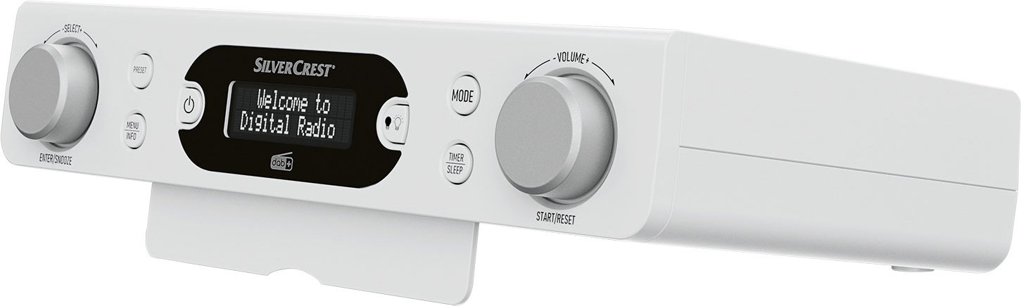 SILVERCREST® Unterbau Küchenradio DAB+ (Weiß)