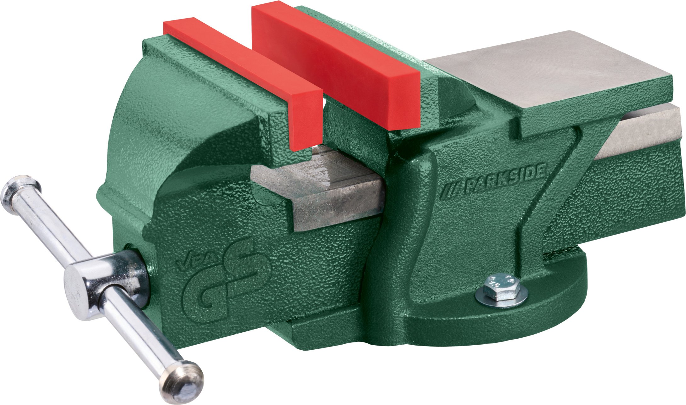 PARKSIDE® Parallel-Schraubstock, mit Bohrlöchern und Korpus aus Gusseisen