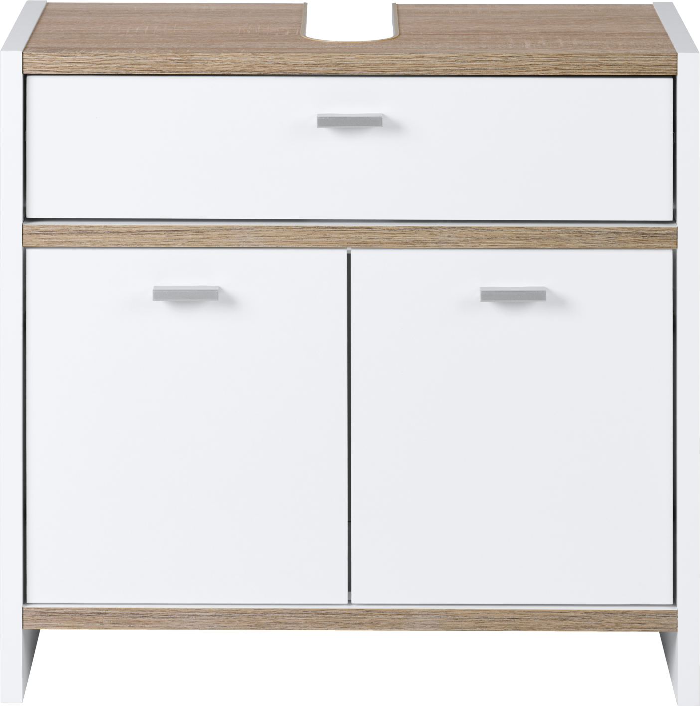 LIVARNO home Waschbeckenunterschrank weiß