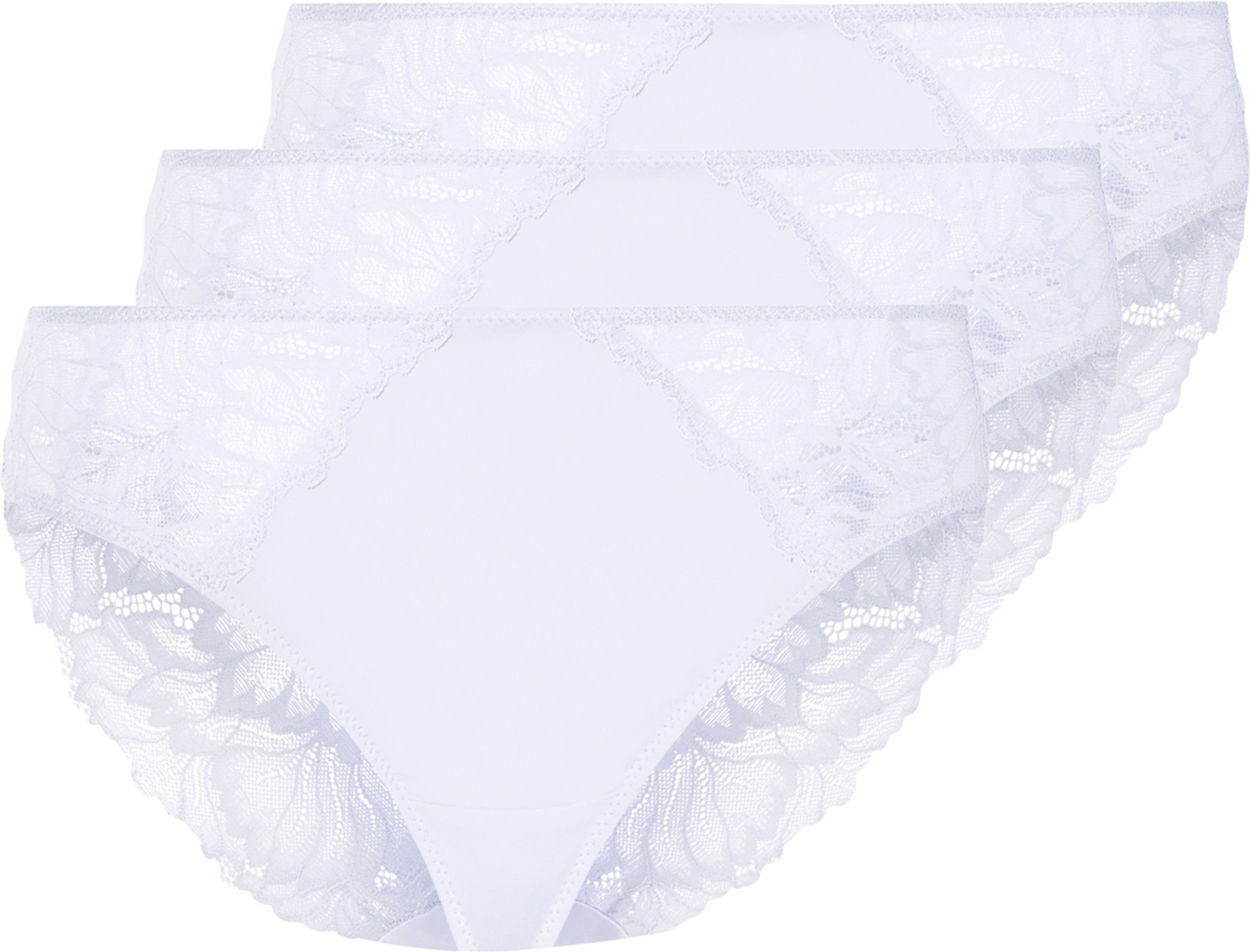 Thumbnail - esmara® Damen Minislips mit Spitze (Weiß, M (40/42))
