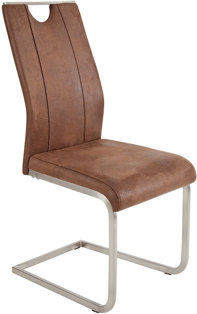 Reality 2er Set Schwingstuhl Trieste (Dunkelbraun)