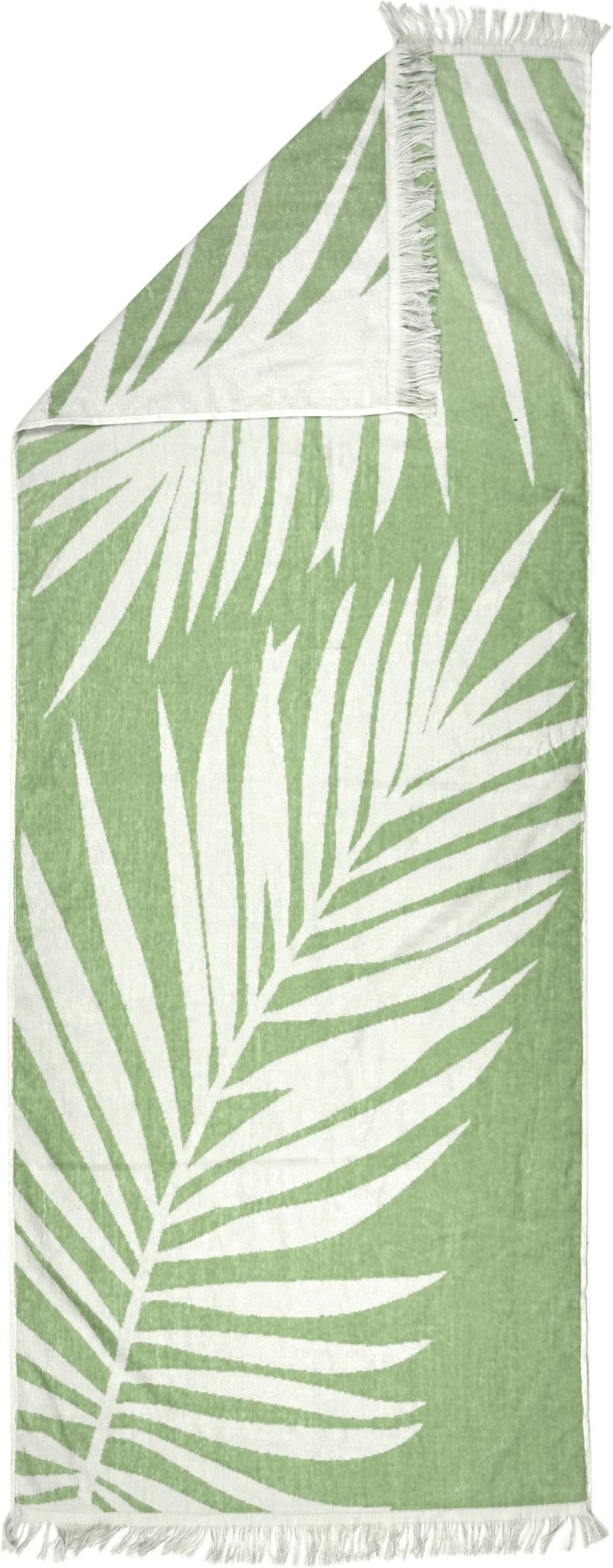 LIVARNO® Frottier-Strandtuch, 80 x 180 cm (Grün)