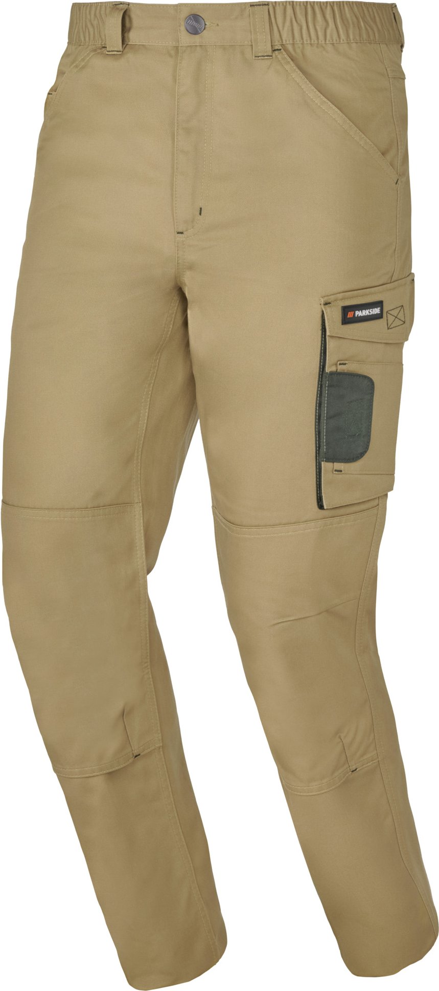PARKSIDE® Herren Arbeitsbundhose (Beige, 56)
