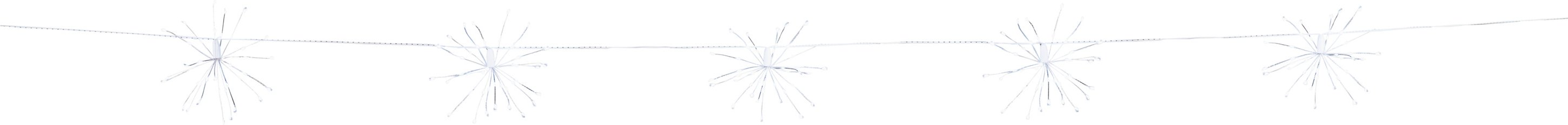 LIVARNO home Lichterkette »Dandelion« (5 x Löwenzahn-Blüte kaltweiß)