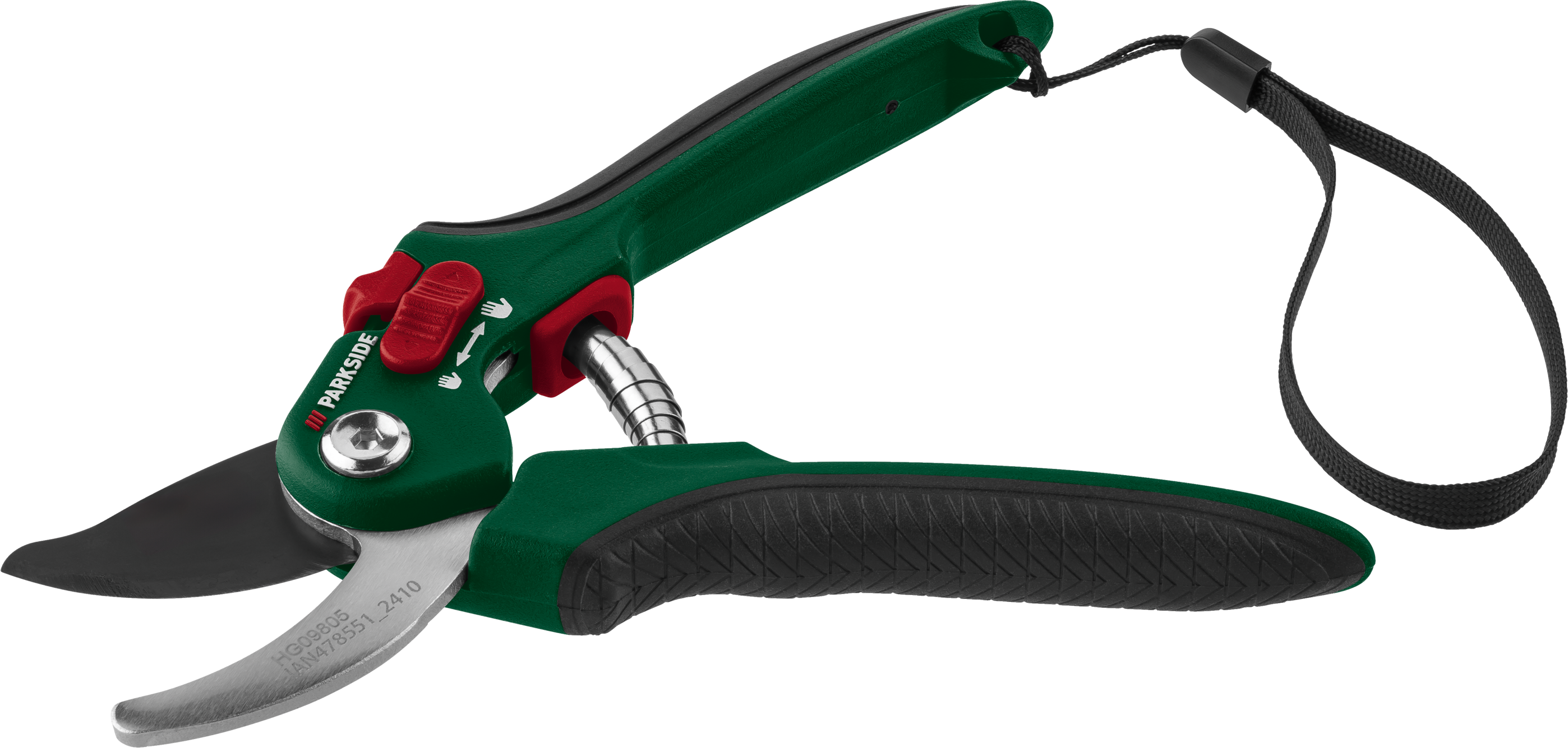 PARKSIDE® Gartenschere Amboss / Bypass / Universal, mit praktischer Handschlaufe (Bypass-Schere)