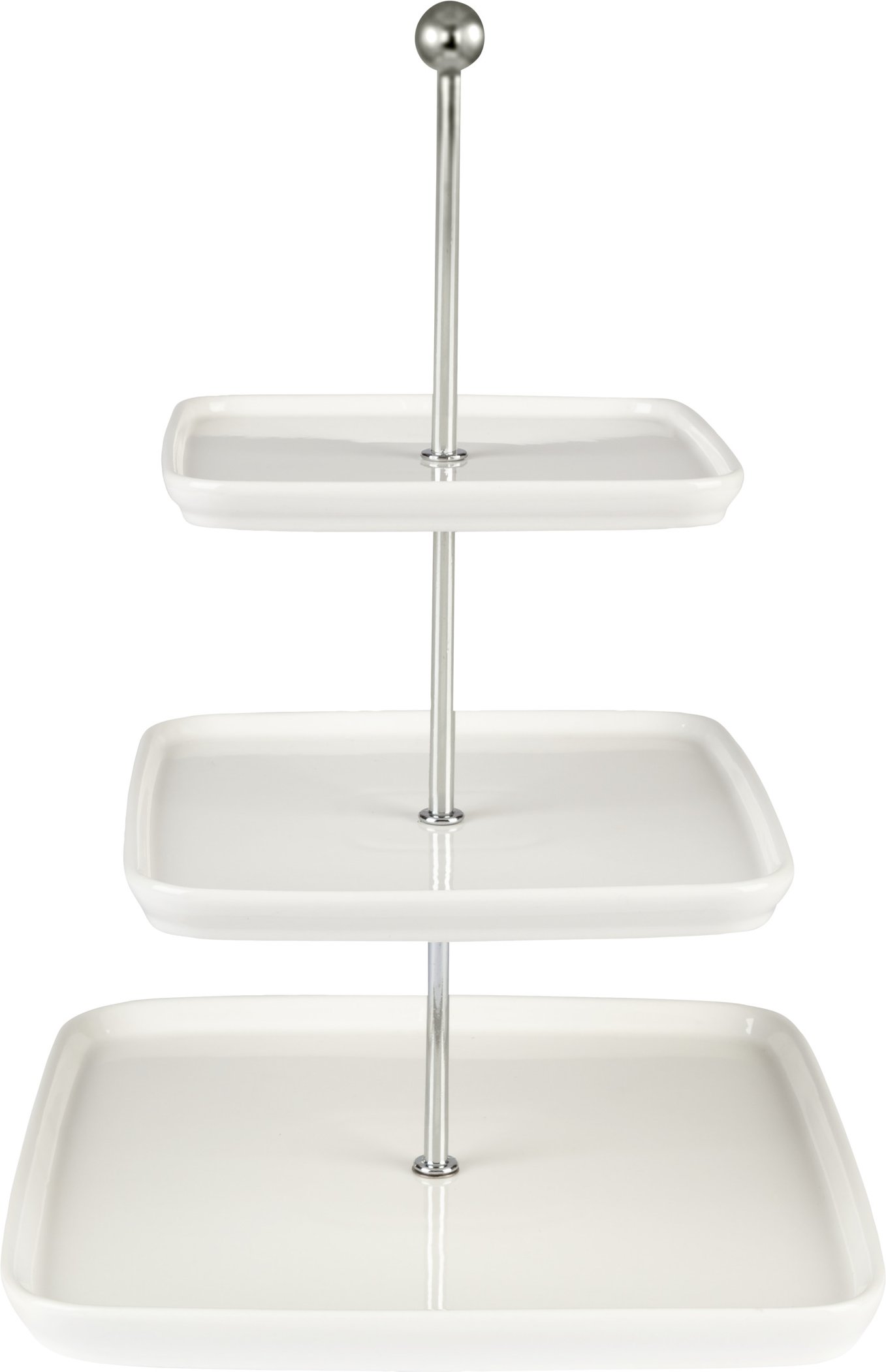 LIVARNO home Etagere Porzellan 3 stufig (Eckig)