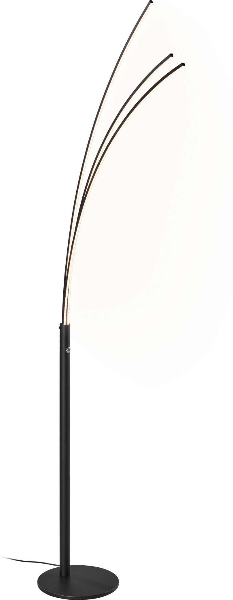 LIVARNO® Bogenleuchte LED dimmbar (Palmenleuchte, Schwarz matt)