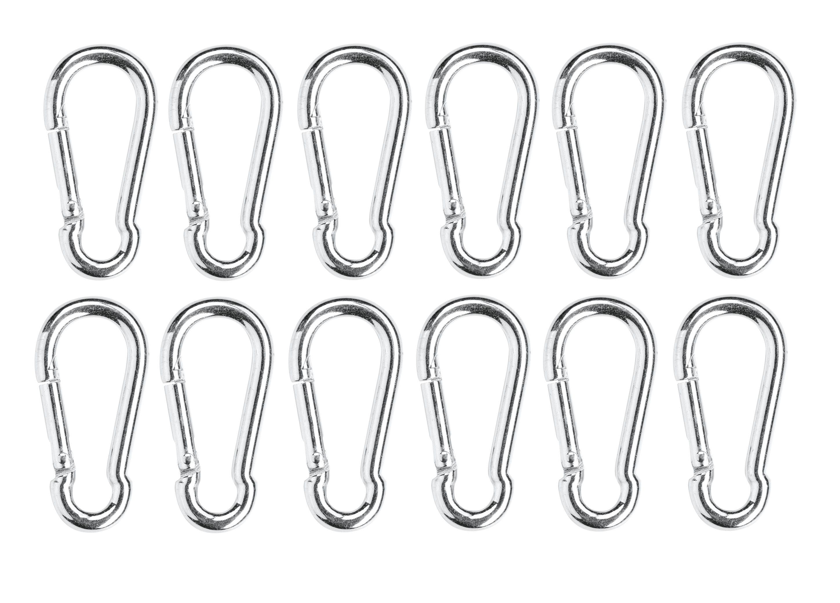 PARKSIDE® Karabiner-/ Schäkel-Haken (12er Set Karabinerhaken)