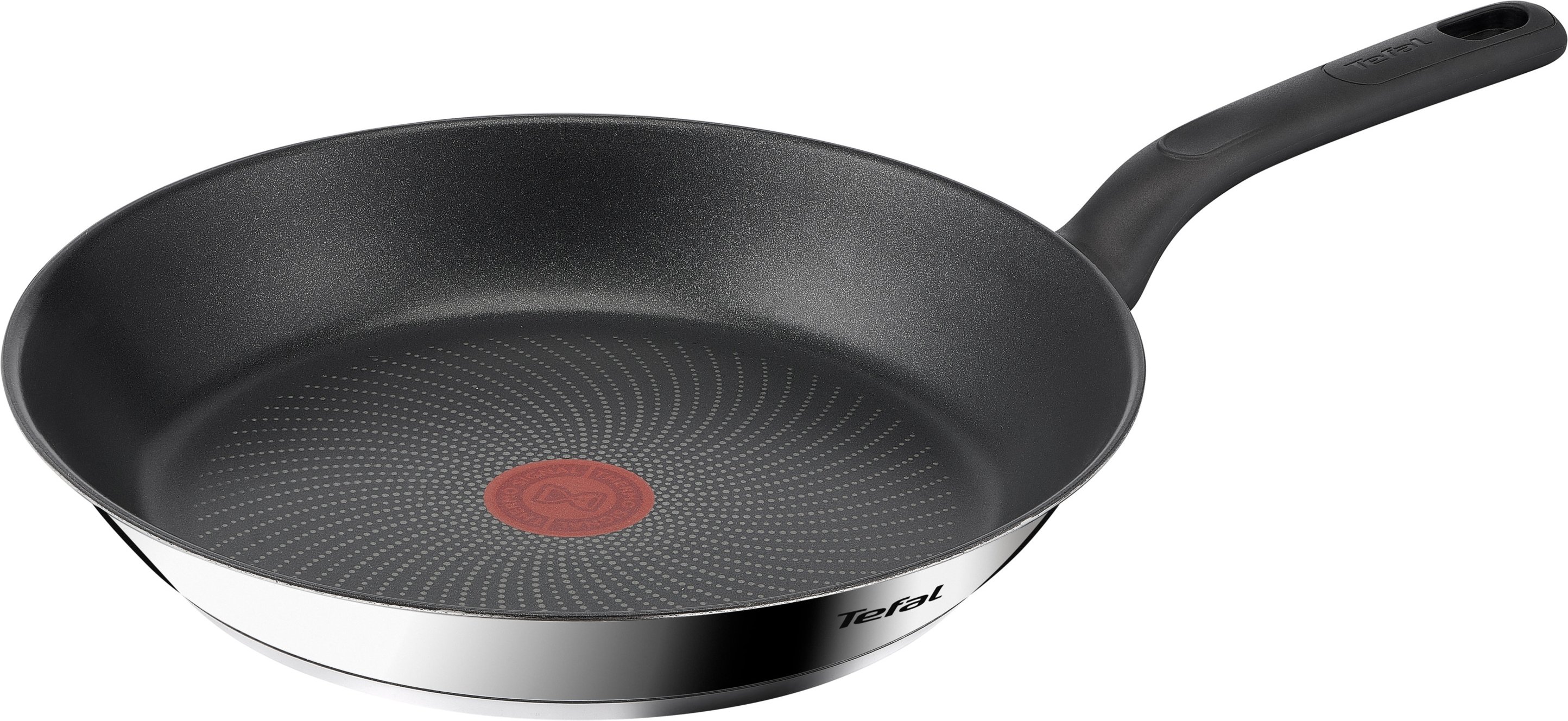 Tefal Duetto Bakelite Bratpfanne 24cm, Pfanne Induktion, Antihaftbeschichtung, kühlbleibende Griffe, Edelstahl»G7480435«