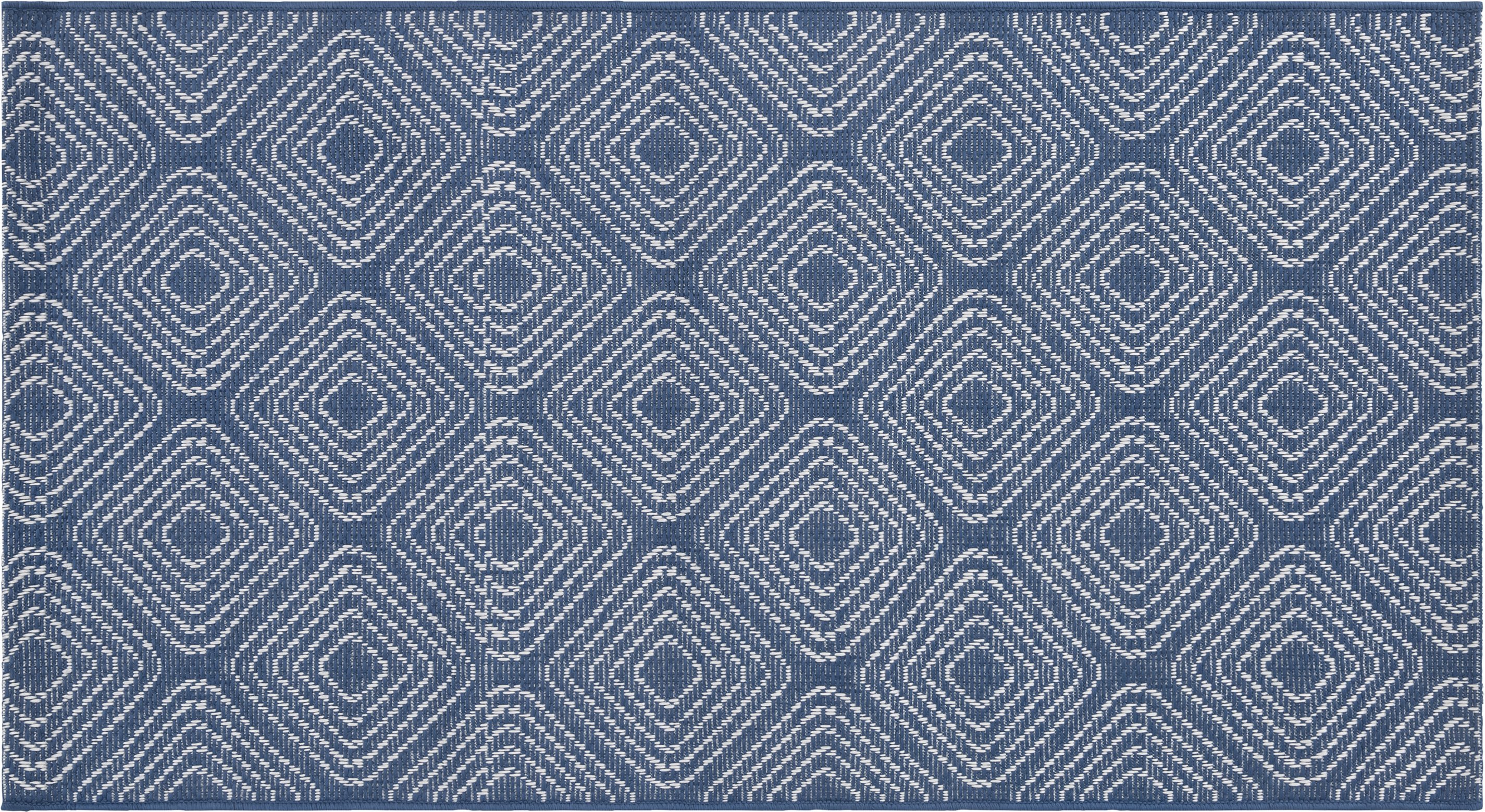 LIVARNO home Outdoorteppich 80 x 150 cm (Blau)