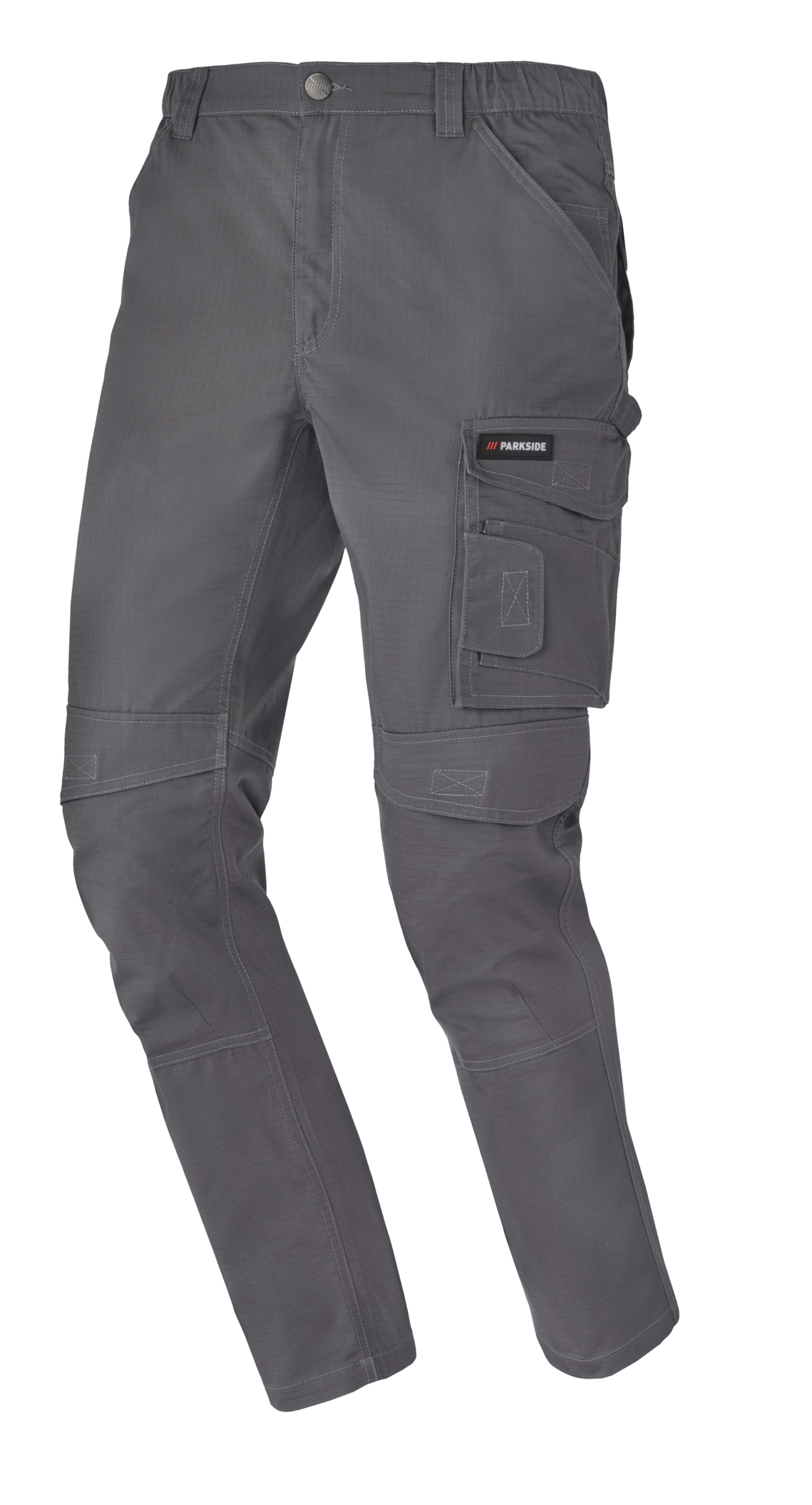 Thumbnail - PARKSIDE® Herren Arbeitsbundhose, mit praktischen Taschen (Grau, 54)