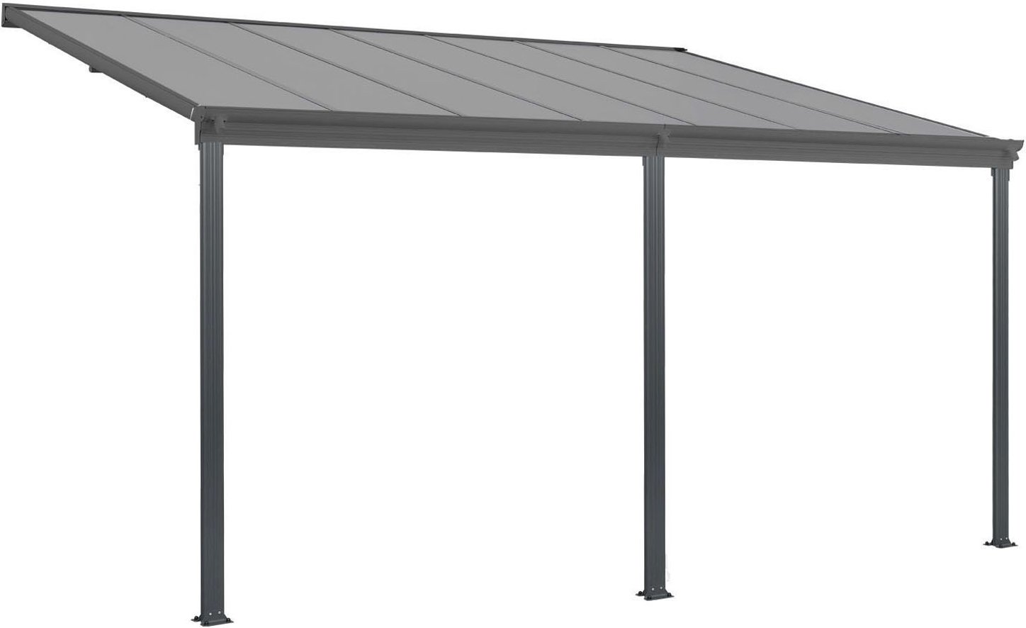Juskys Terrassendach Borneo (Dunkelgrau, 4x3m)