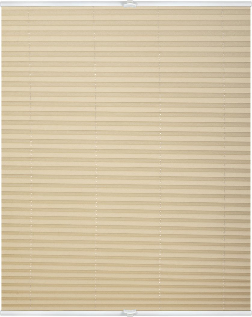 Lichtblick Plissee Klemmfix, ohne (Creme, 95x130 cm)